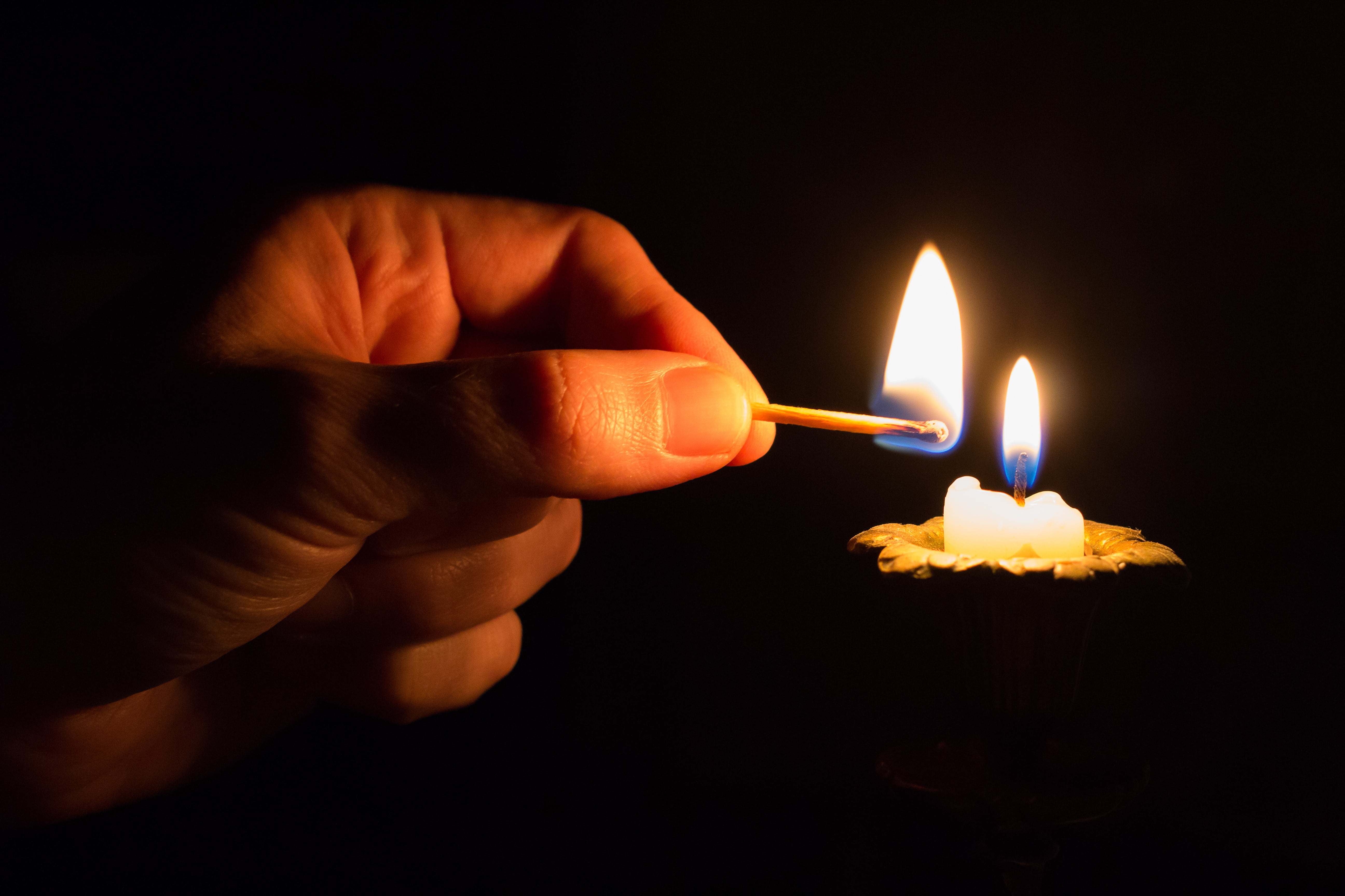 warmly, glow, religion, glowing, fire - Natural Phenomenon, lighted, help, spirituality, yellow, heat, finger, stick, of technology, consumption, flame, HD Wallpaper