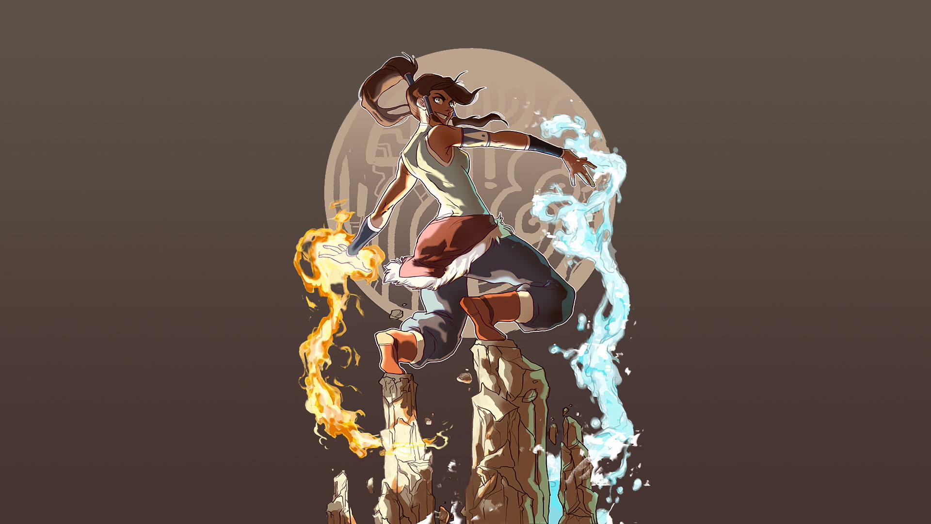 Korra, indoors, black background, copy space, businessman, men, young adult, connection, 1080P, teamwork, Avatar, technology, business, one person, digital composite, HD Wallpaper