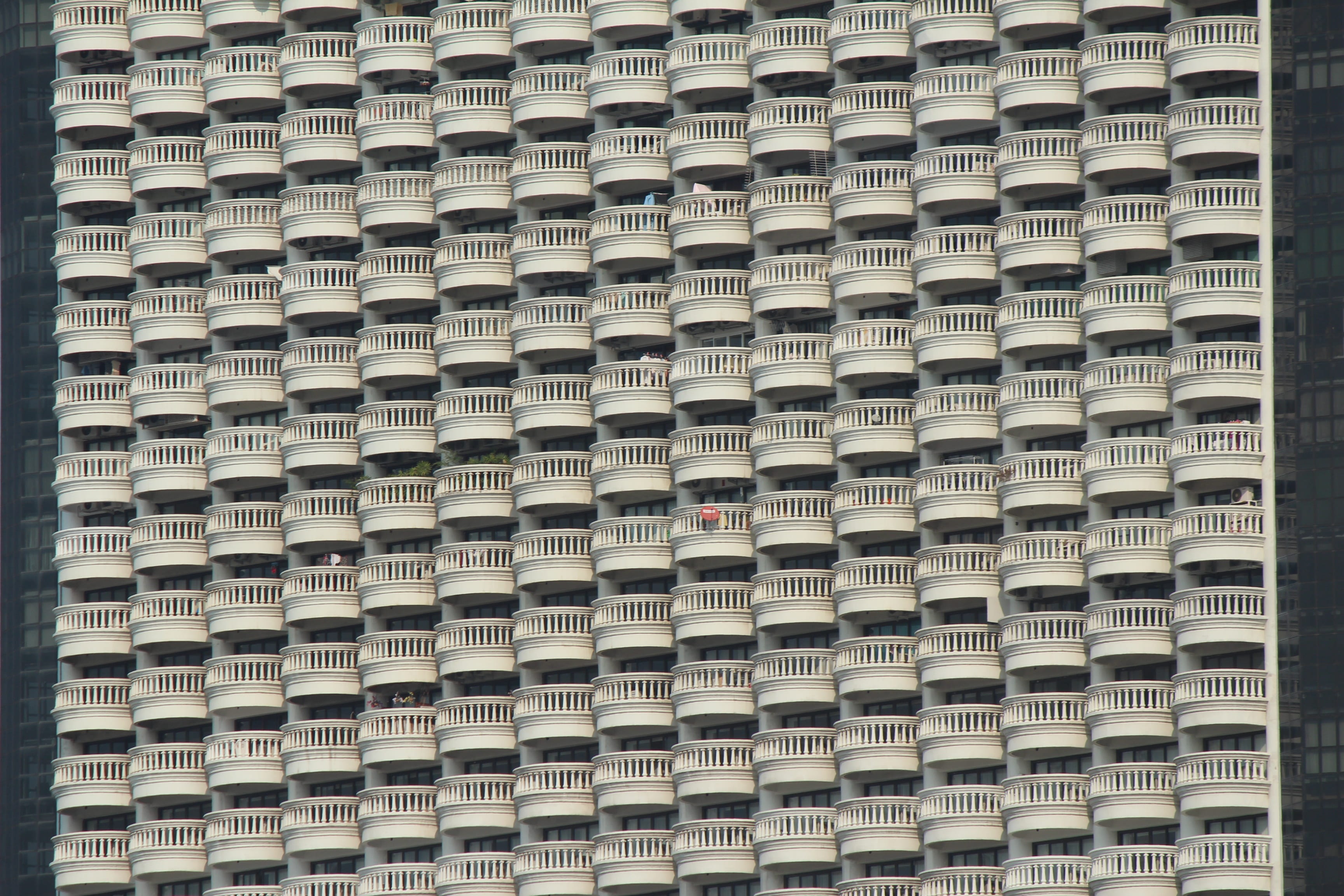 order, side by side, pattern, large group of objects, repetition, low angle view, backgrounds, apartment, in a row, hangover 2, building, 2K, hotel, movie, HD Wallpaper