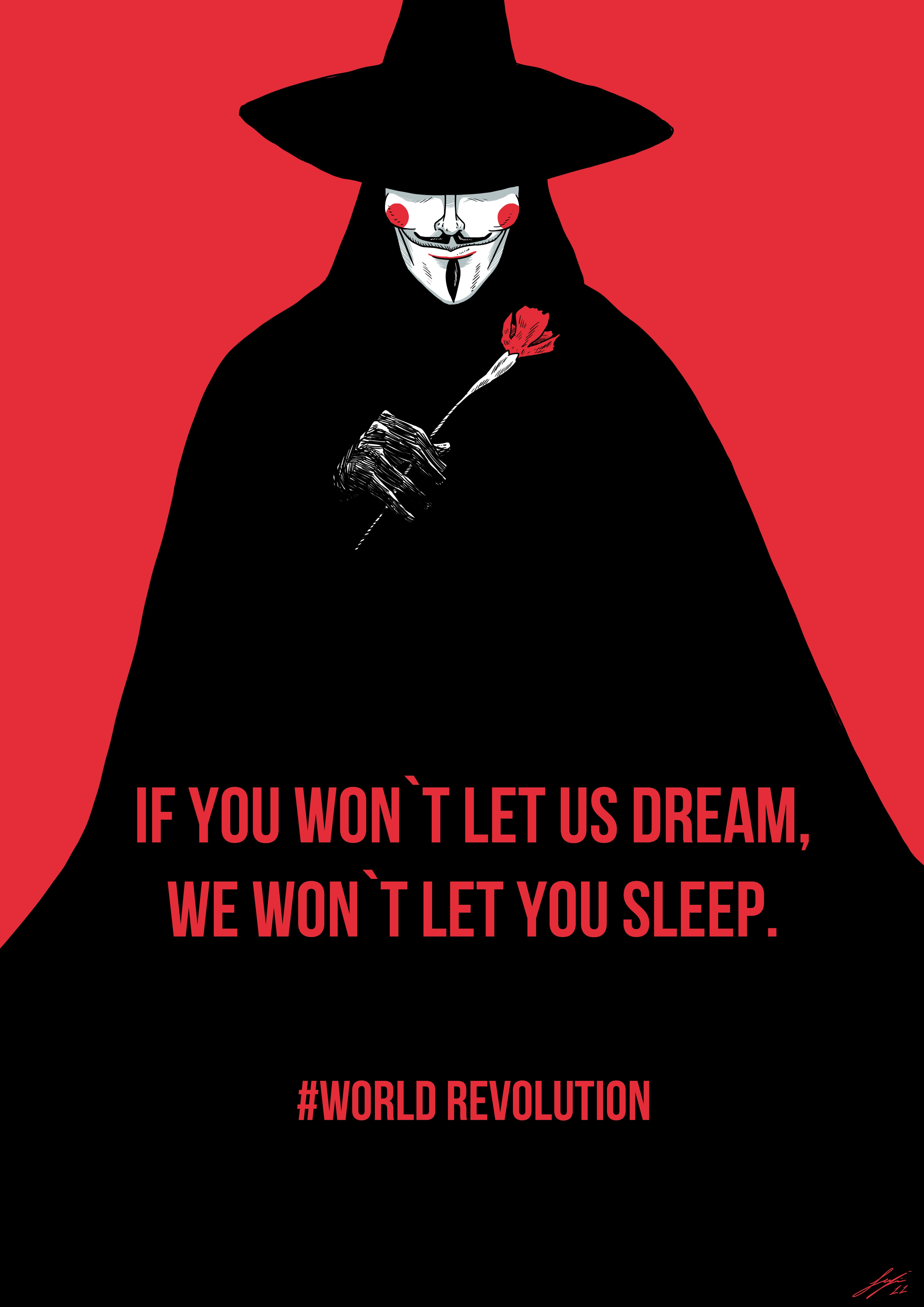 fawkes, anarchism, art, revolution, 5K, red, guy, hd, vendetta, Black, x, v, Phone HD Wallpaper