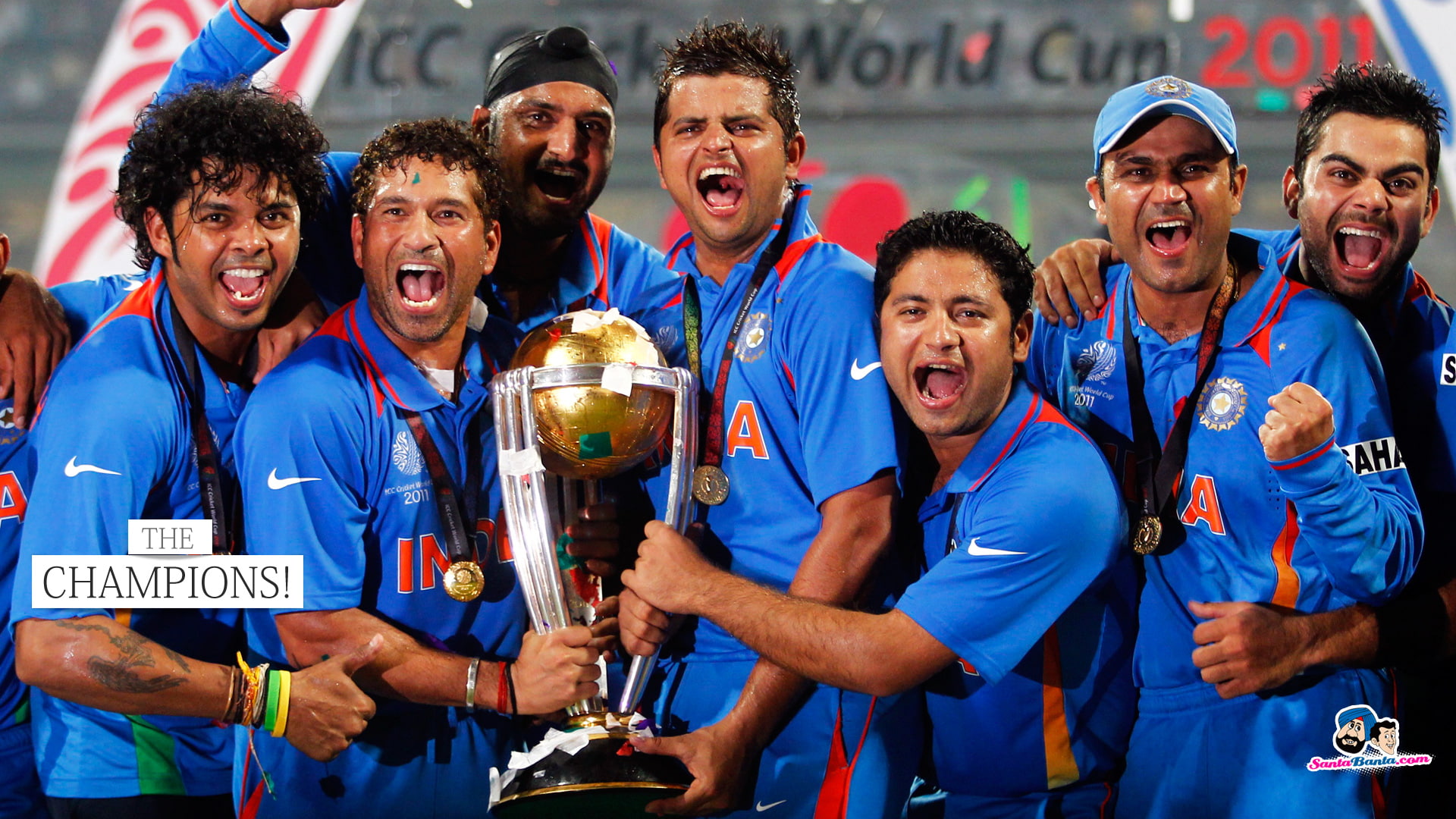 2011, cup, team, 1080P, india, world, HD Wallpaper