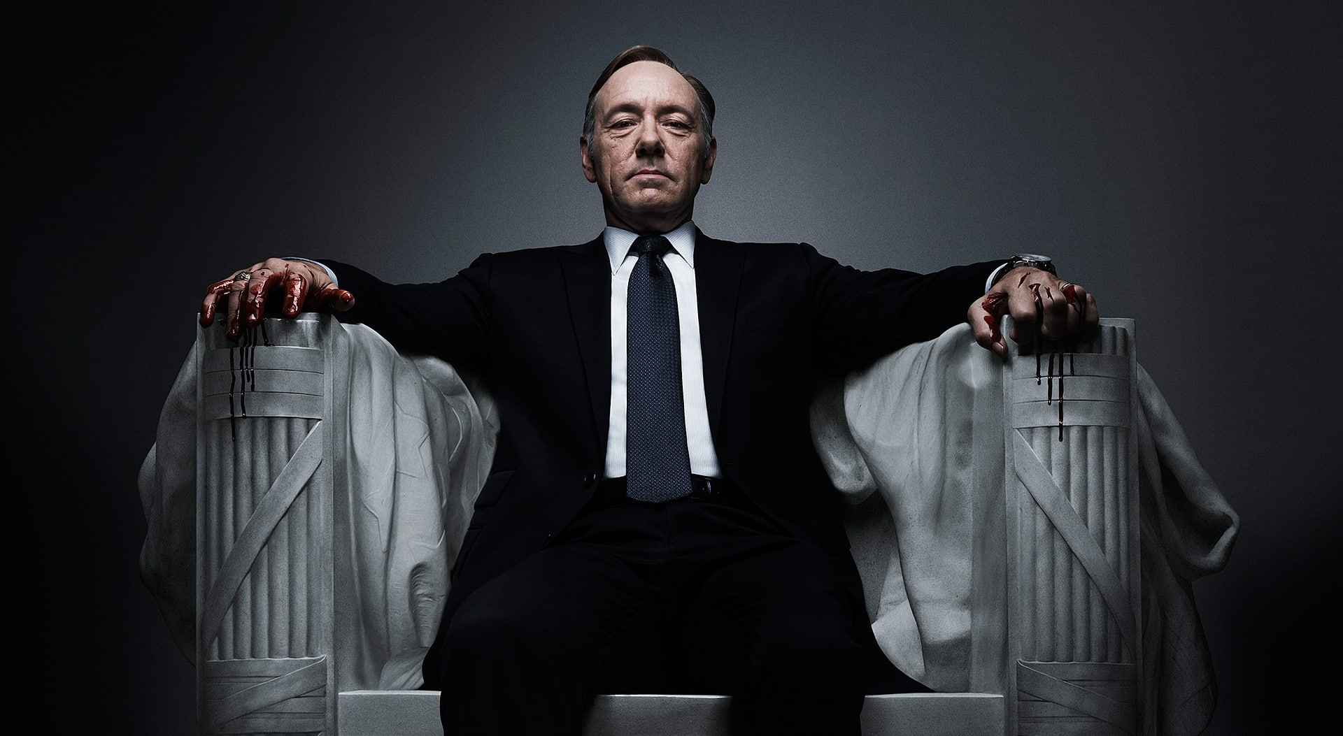 spacey, suit, black background, men, studio shot, Kevin Spacey, Vice President, Movie, portrait, influence, business, kevin, show, Political, s, looking at camera, HD Wallpaper