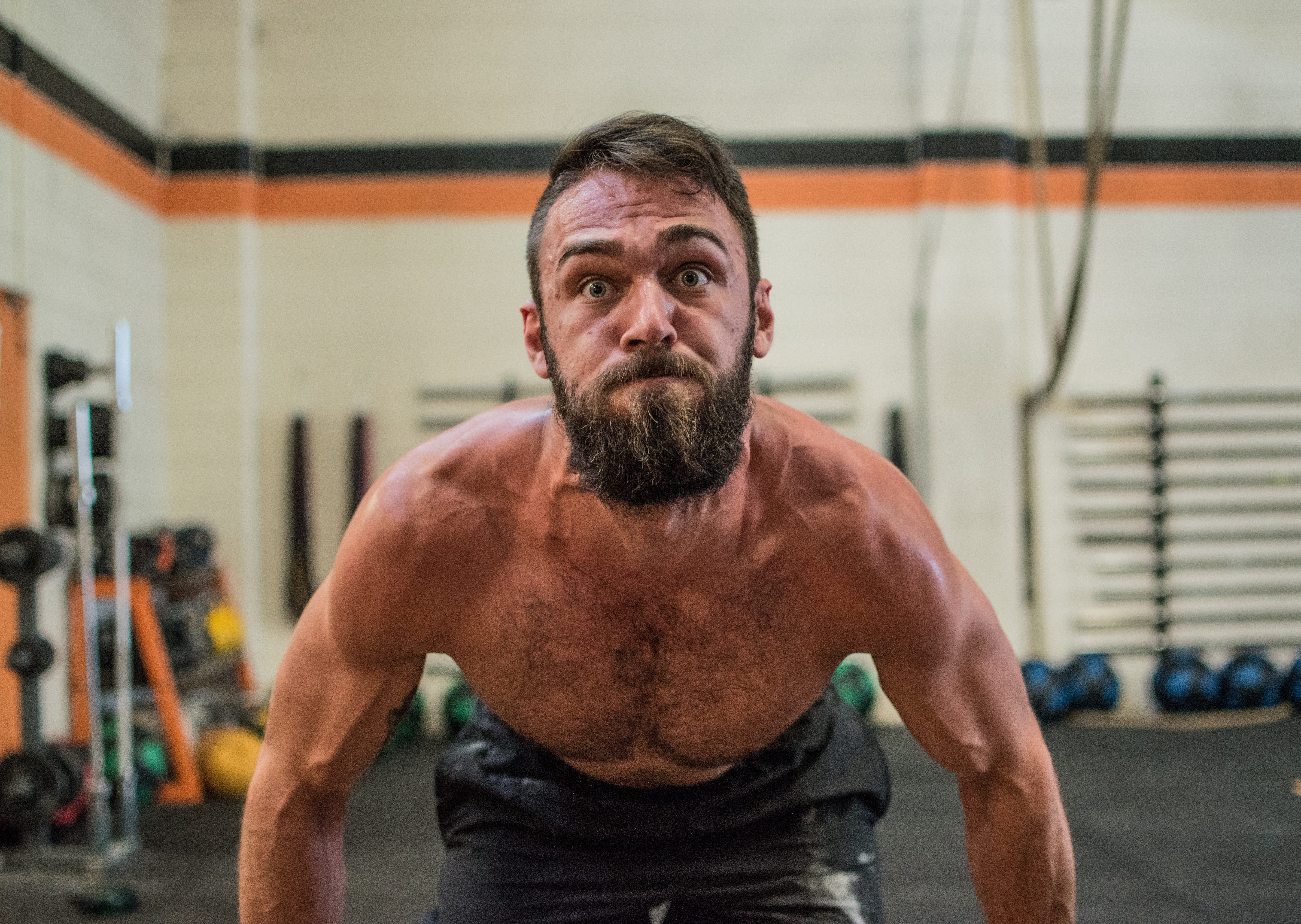 big, 5K, facial hair, one person, man, body, portrait, front view, muscle, males, health, lifestyles, healthy lifestyle, fine-looking, figure, indoors, HD Wallpaper