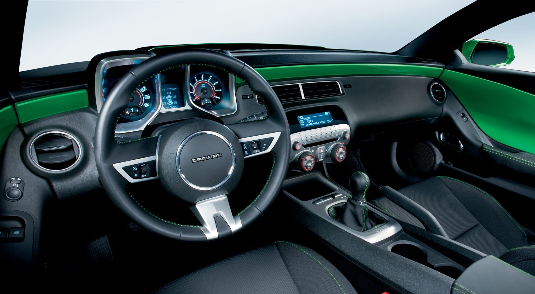 wealth, glass - material, Cars, speedometer, indoors, steering wheel, chevrolet camaro, special, 2010 chevrolet camaro synergy special edition interior, HD Wallpaper