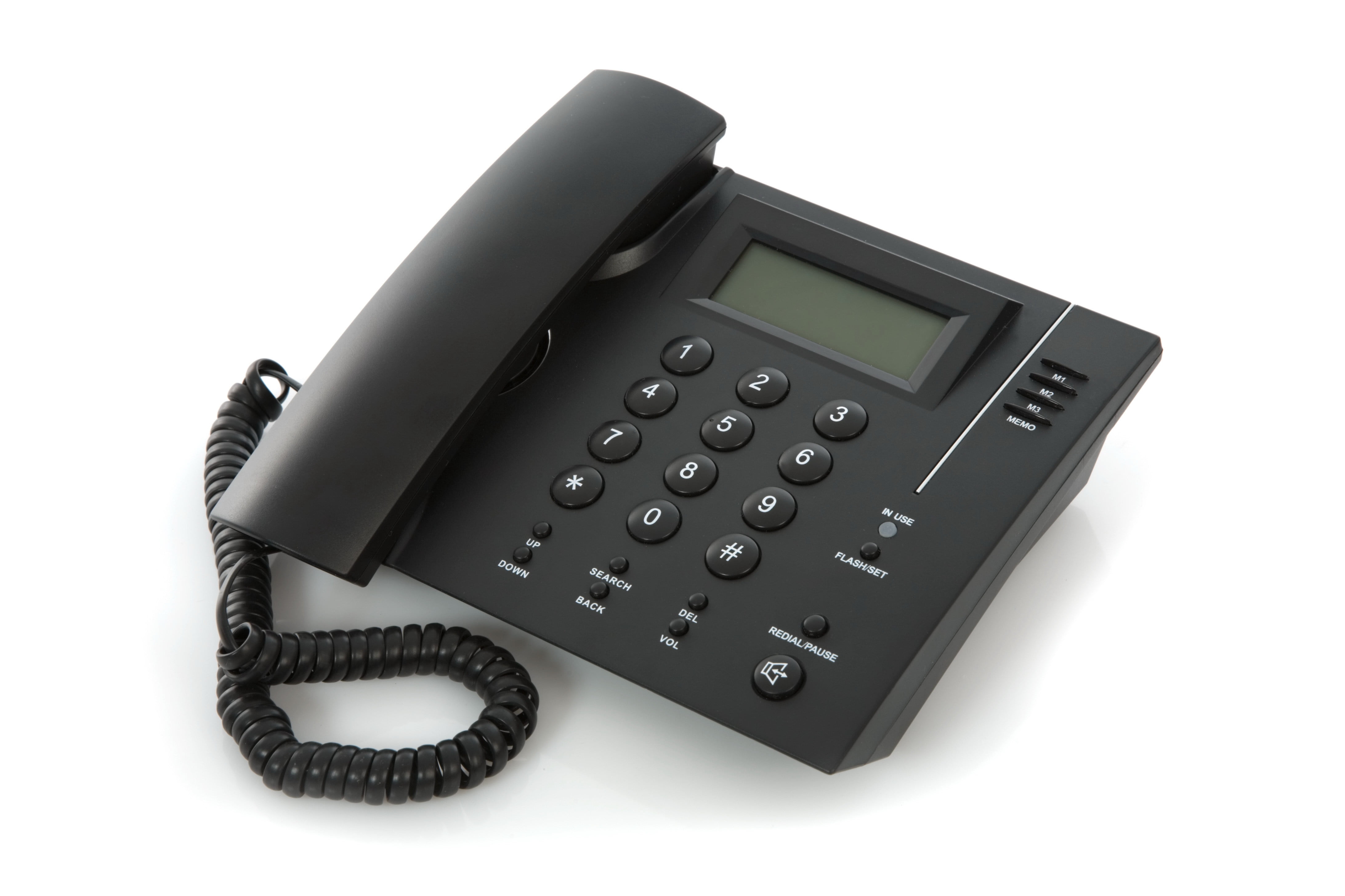 equipment, customer Service Representative, close-up, copy space, keypad, discussion, black, finance, still life, indoors, white Background, dialing, isolated On White, HD Wallpaper