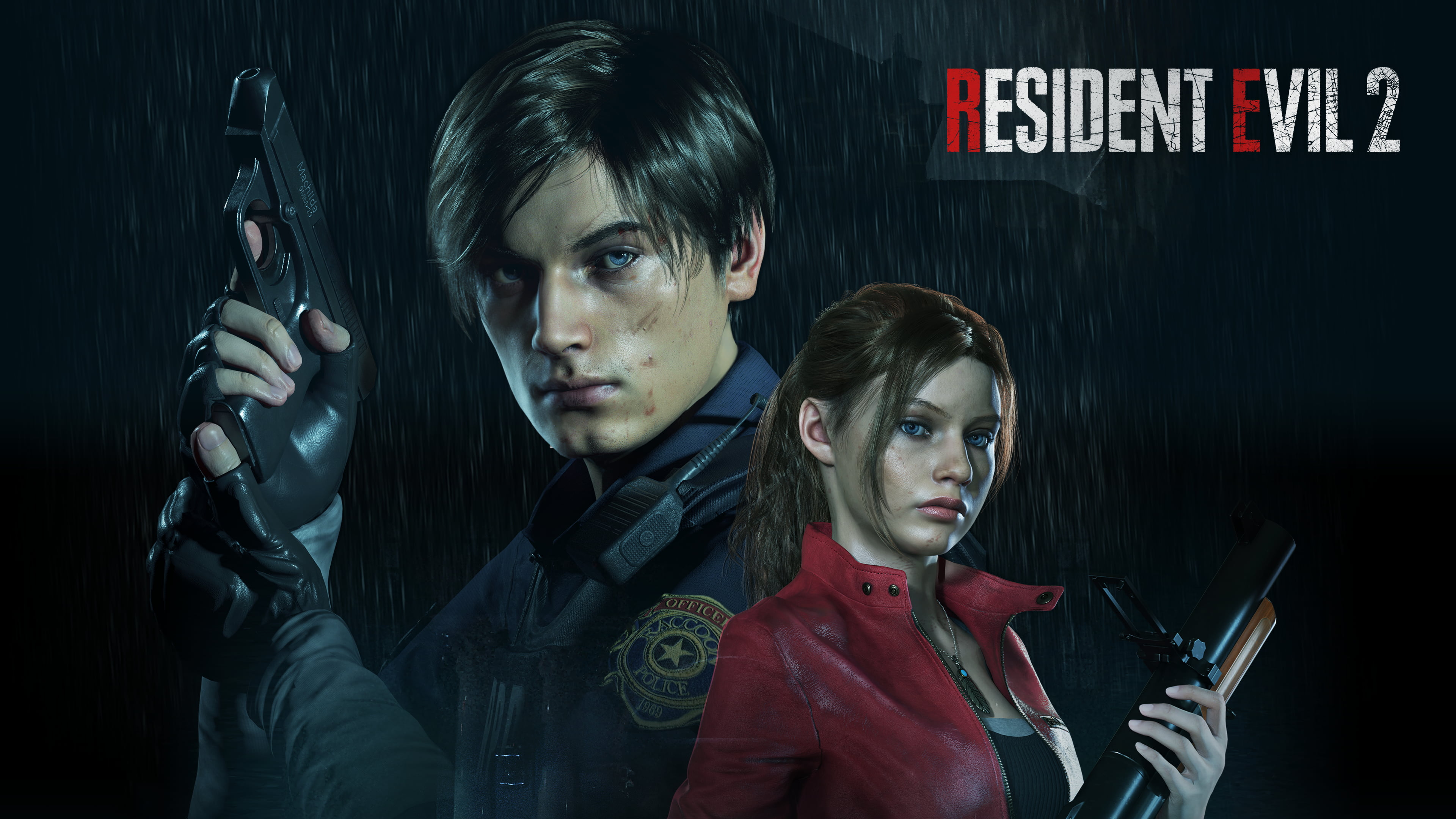 horror, Capcom, Resident Evil, 4K, Resident Evil 2 Remake, HD Wallpaper