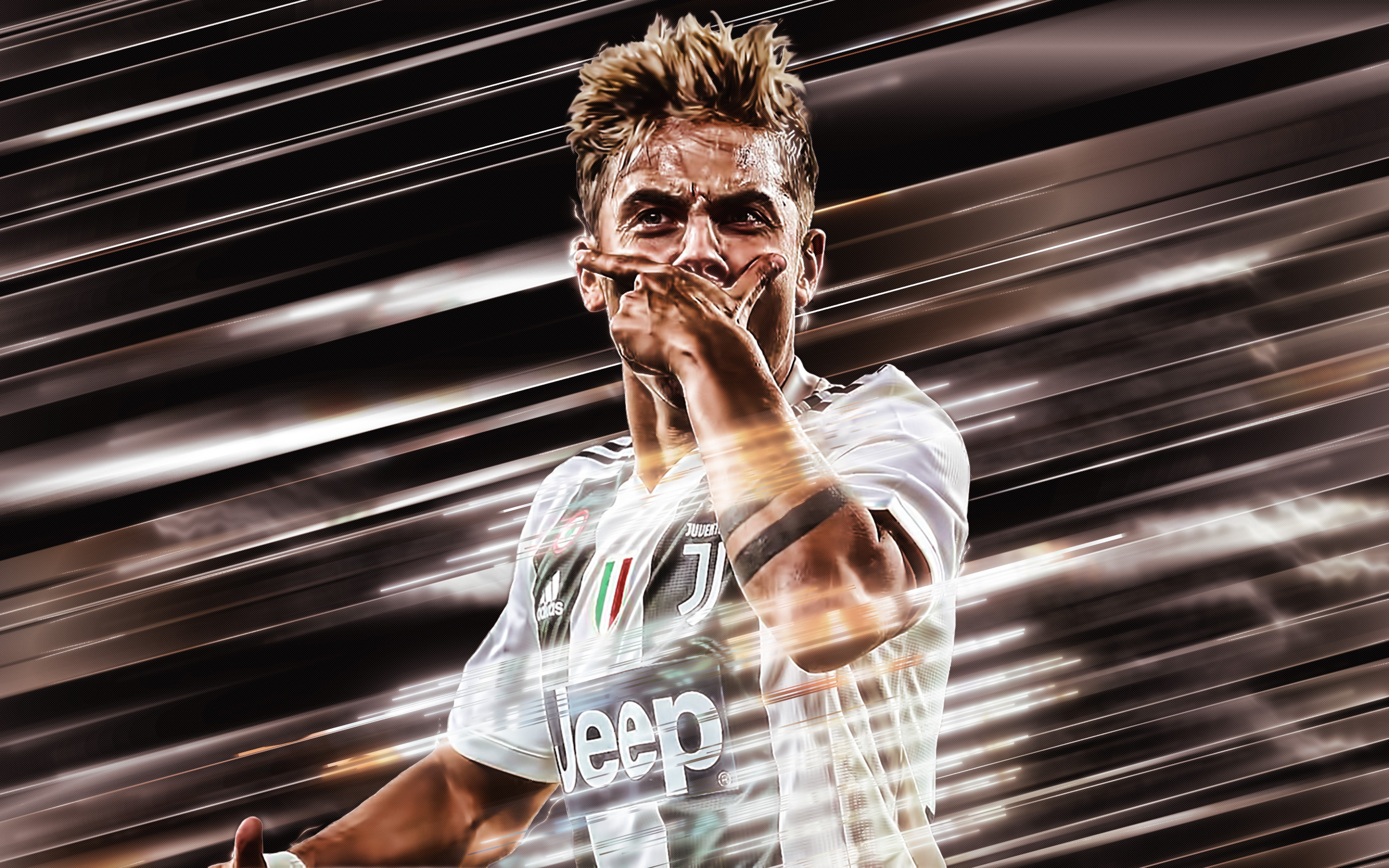 Argentinian, Soccer, Paulo Dybala, Juventus F.C., 4K, HD Wallpaper
