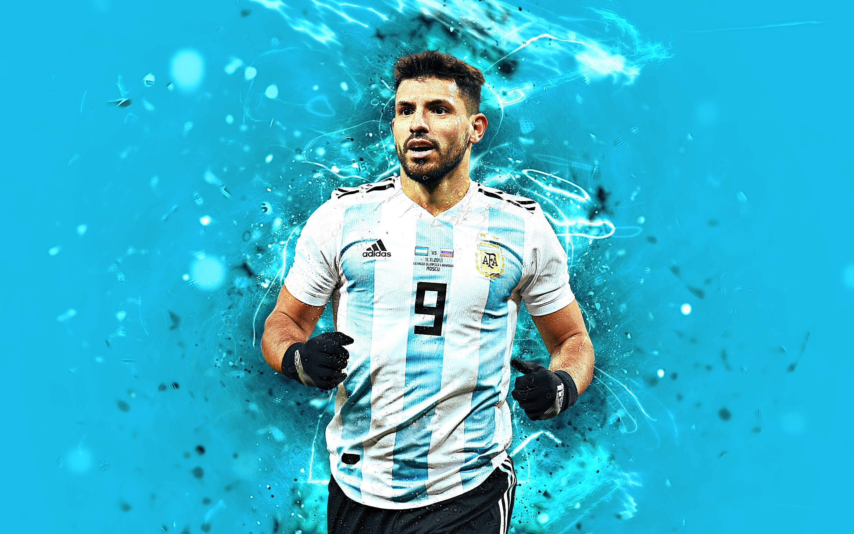 2K, Sergio Agüero, Soccer, Argentinian, Kun Aguero, HD Wallpaper