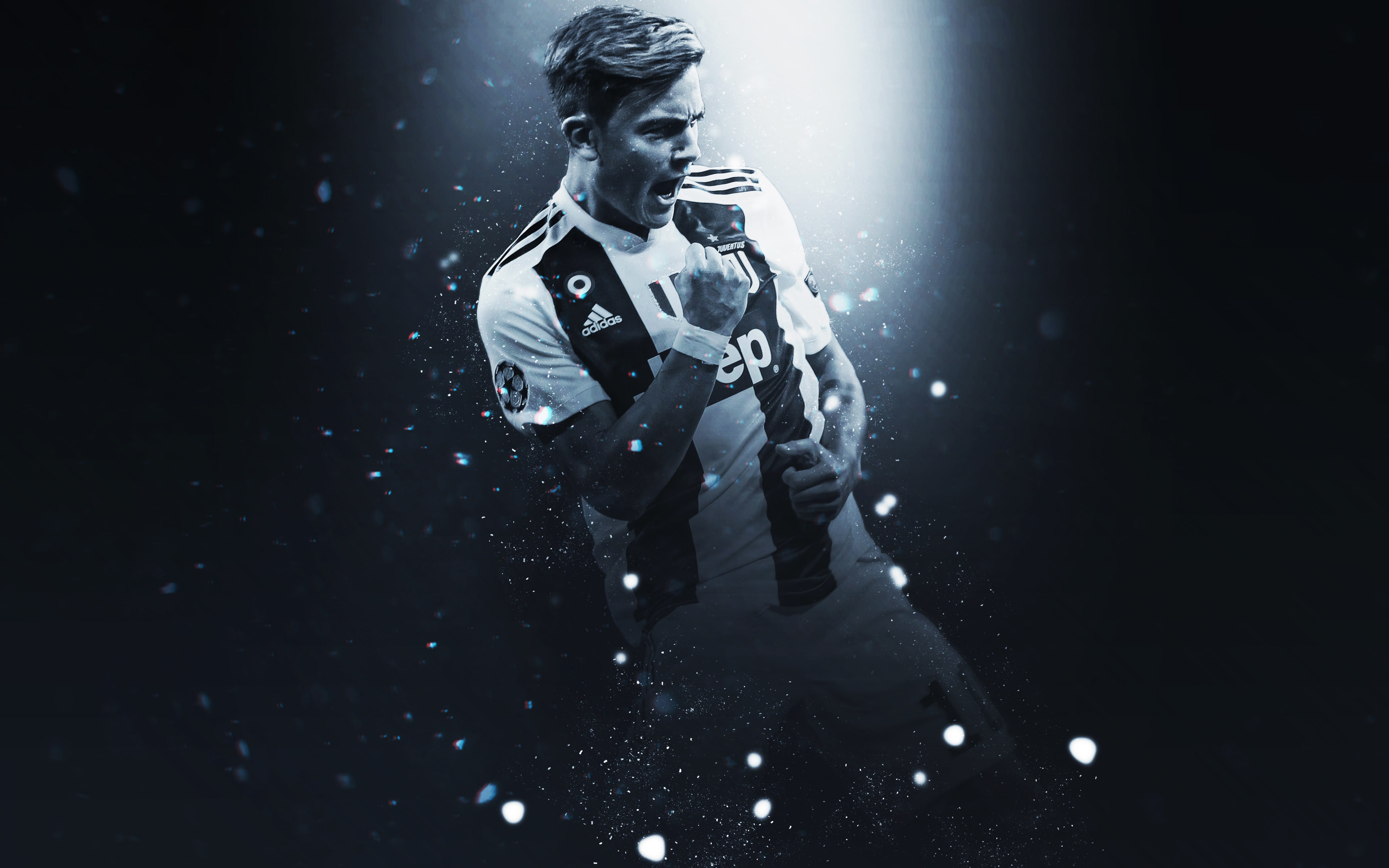 Juventus F.C., 4K, Argentinian, Soccer, Paulo Dybala, HD Wallpaper