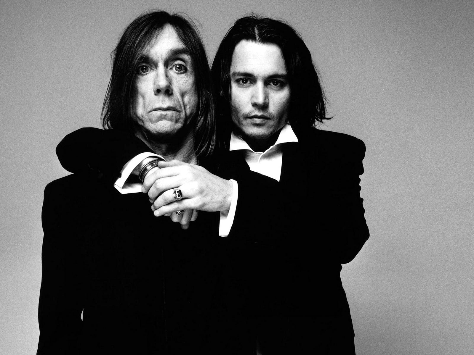 caucasian Ethnicity, formalwear, s, actors, front view, concepts And Ideas, iggy pop, young adult, black And White, women, portrait, studio shot, young women, HD Wallpaper