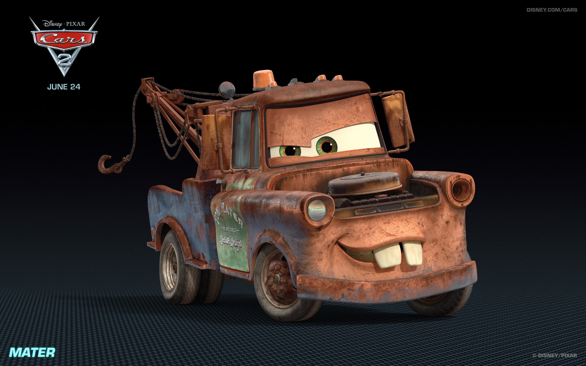 cars, 1080P, mater, angry, HD Wallpaper