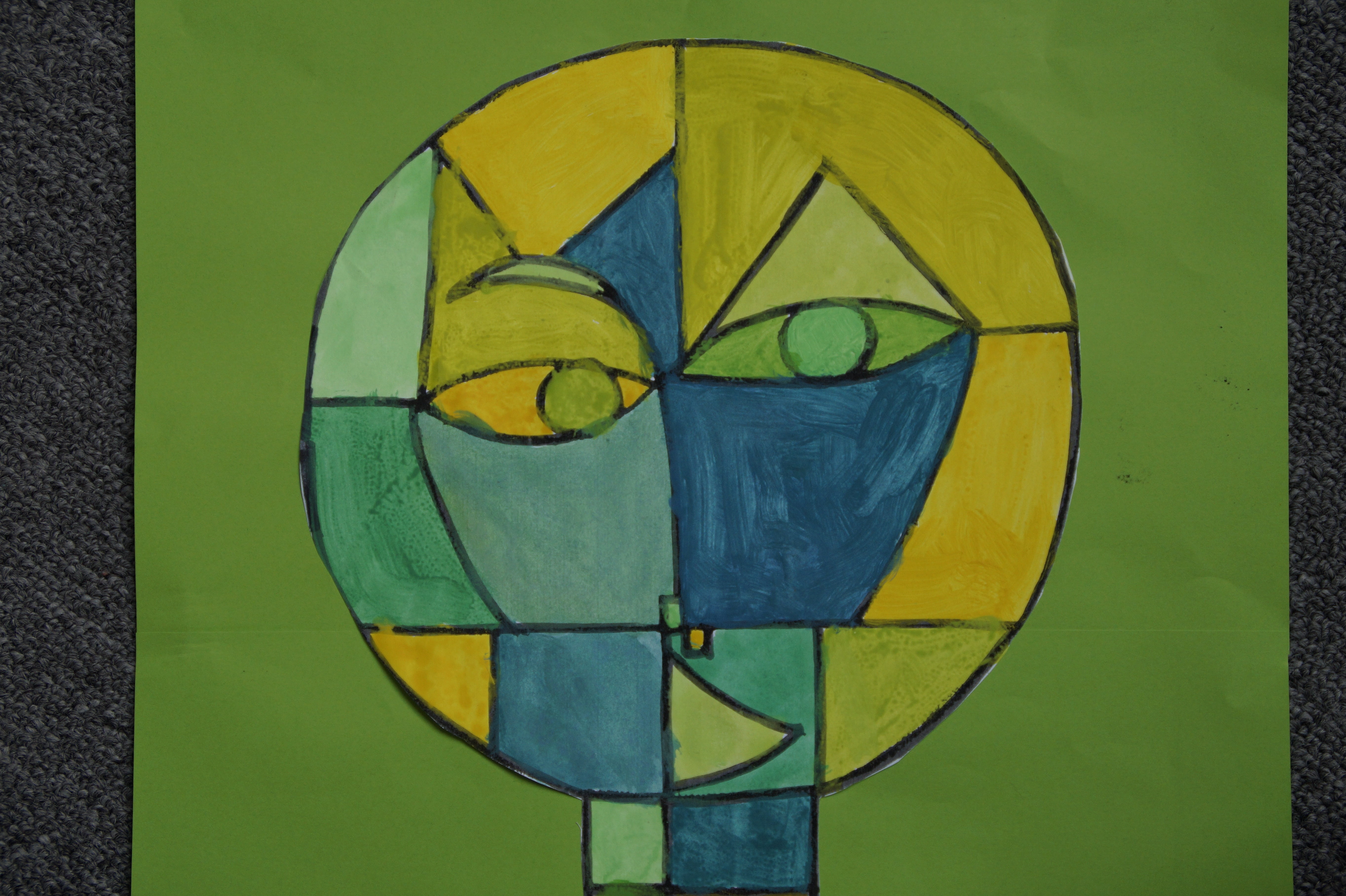close-up, architecture, paul klee, shades of green, no people, paint, representation, wall - building feature, art, drawing - art product, creativity, 5K, HD Wallpaper