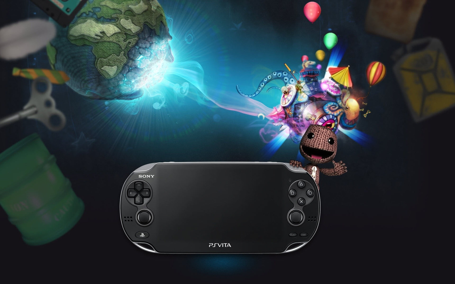 vita, sackboy, littlebigplanet, playstation, video games, 1080P, hd, HD Wallpaper