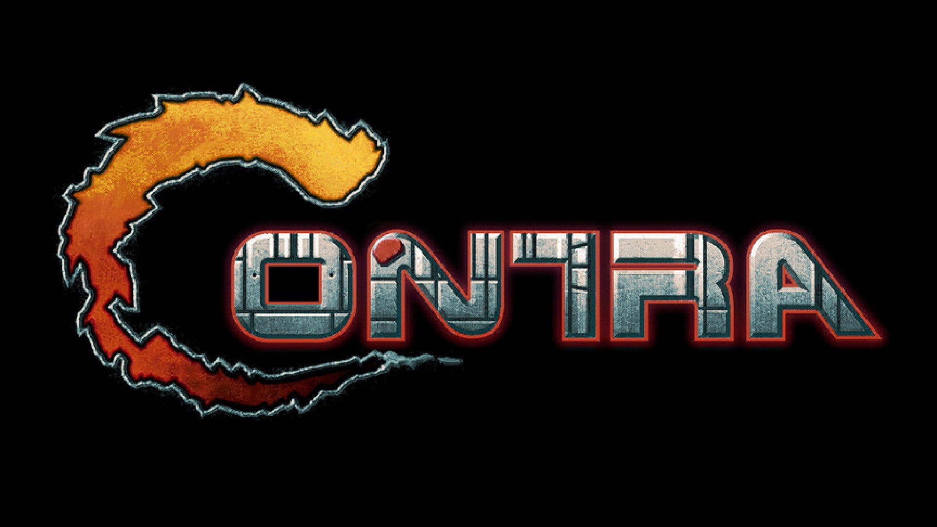 retro styled, text, neon, old, video games contra, glowing, lighting equipment, sign, black background, dark, dining, single word, outdoors, city, communication, HD Wallpaper