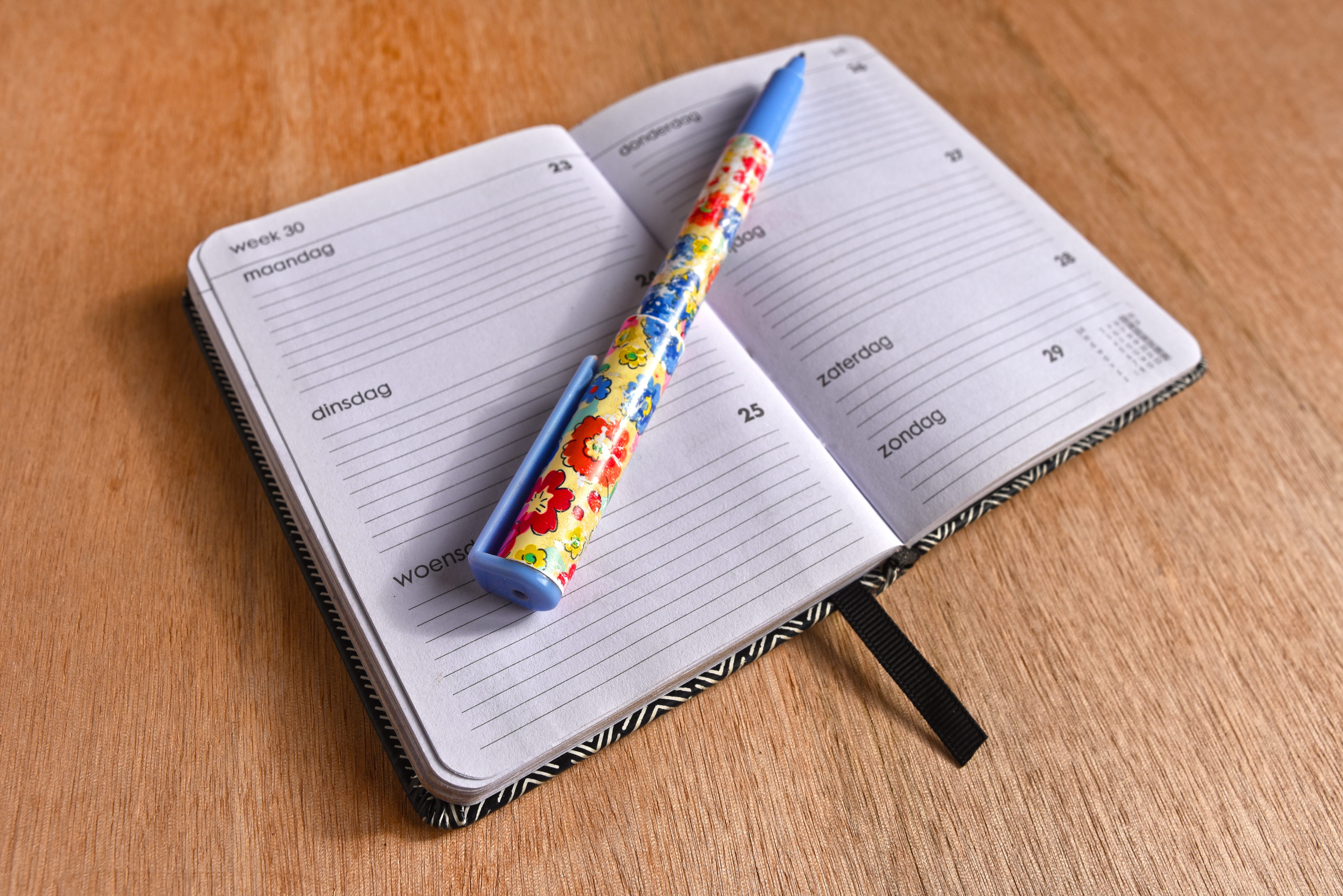 wood grain, high angle view, planner, still life, indoors, paper, man made object, note book, spiral notebook, organizer, memo, no people, schedule, pen, HD Wallpaper