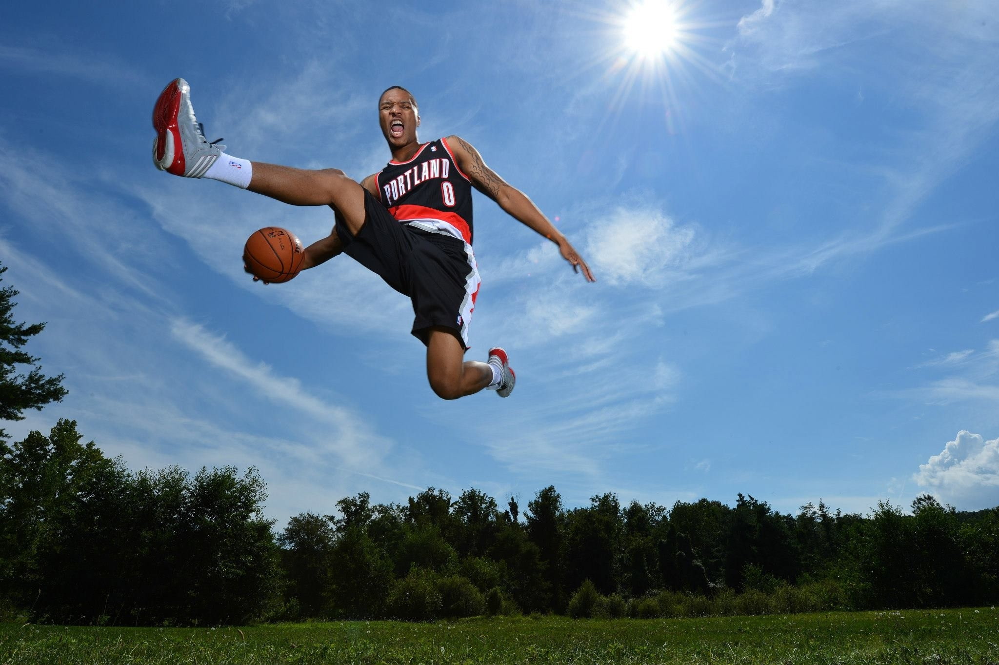 1080P, rookies, portland, art, hd, sports, NBA, portland trailblazers, trailblazers, basketball, HD Wallpaper