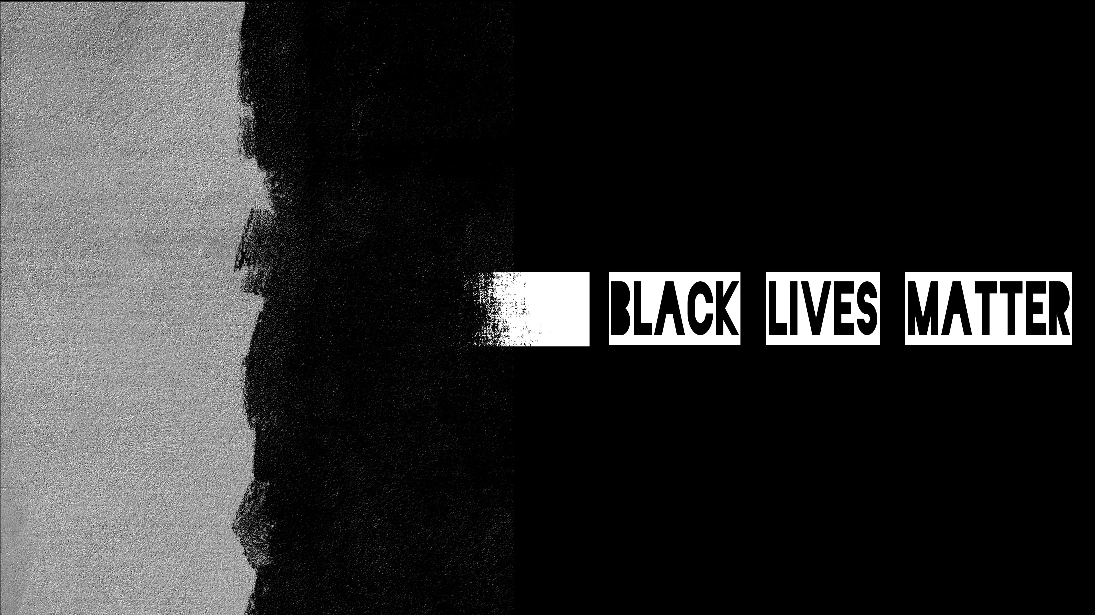 black, simple, blm, 4K, minimalism, black lives matter, HD Wallpaper