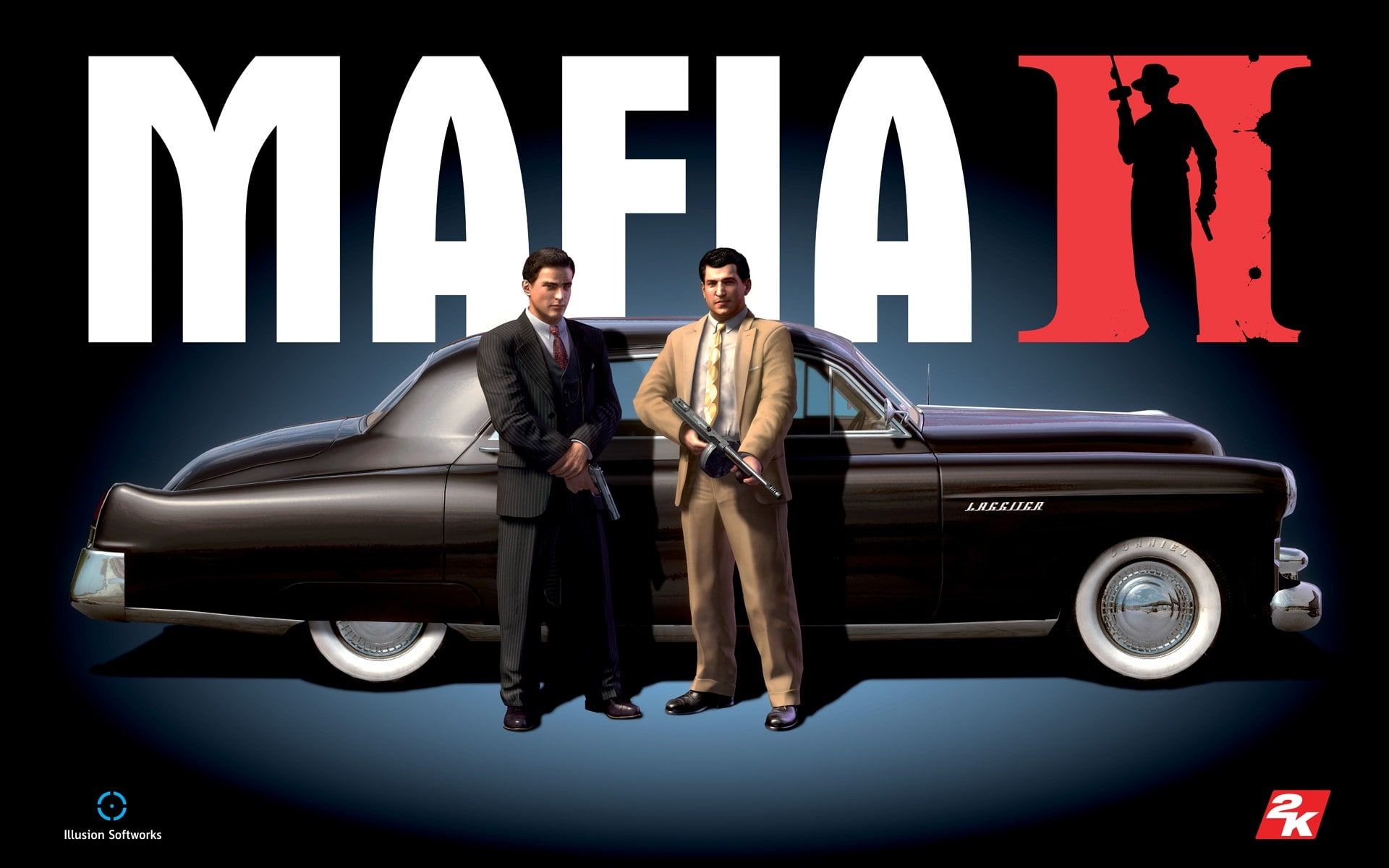 gun, car, 1080P, mafia, HD Wallpaper