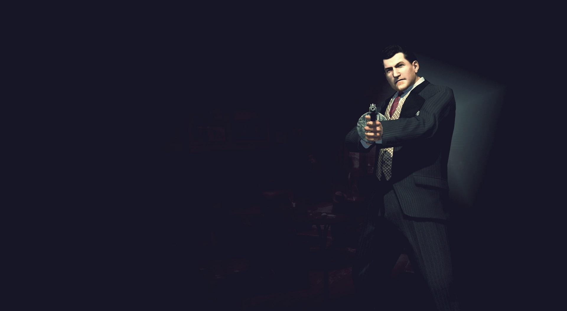 arts culture and entertainment, holding, musical instrument, young adult, three quarter length, gun, adult, studio shot, well-dressed, character, standing, HD Wallpaper