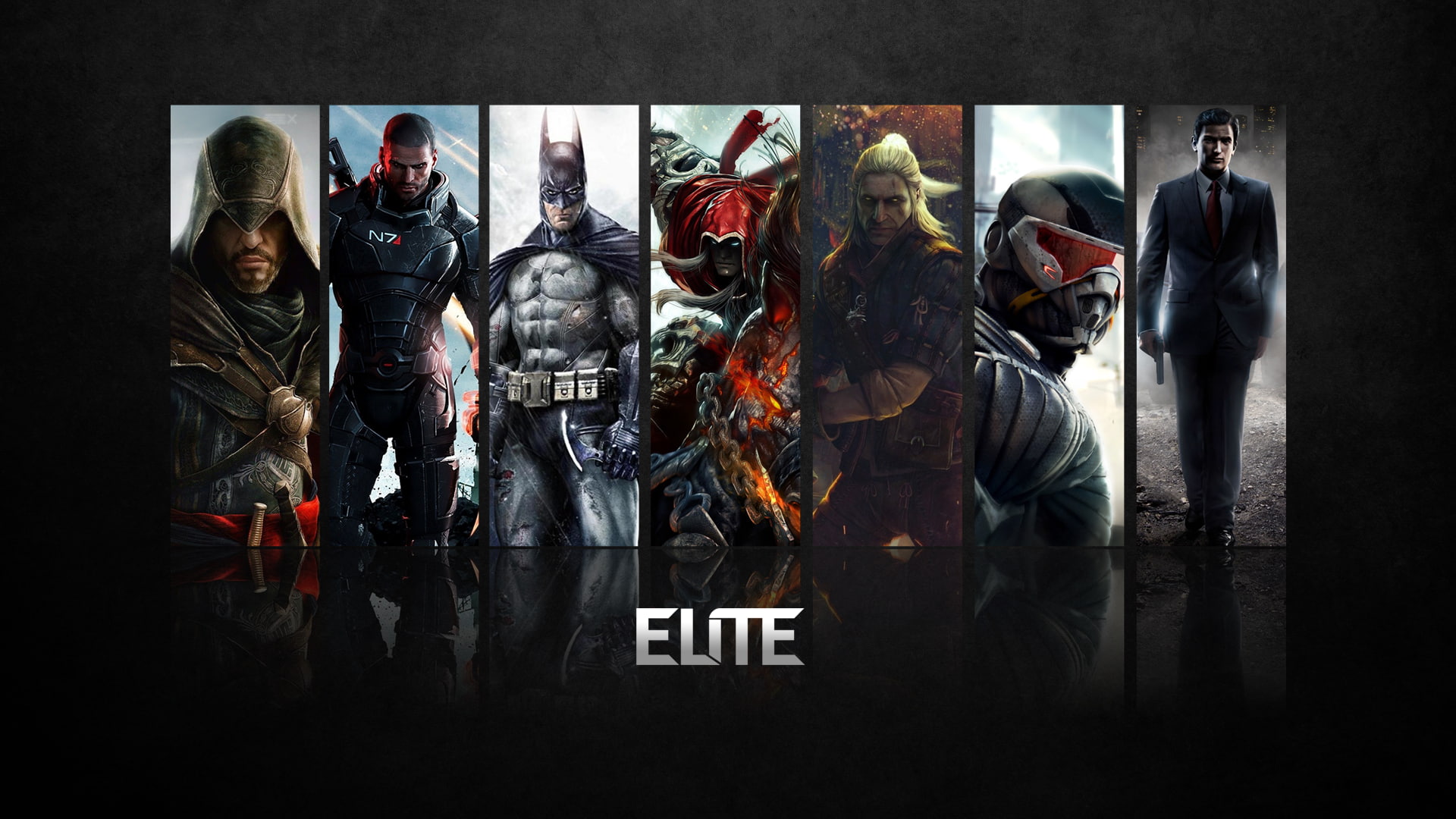Crysis 2, Mafia II, 1080P, Mass Effect, Assassins Creed: Revelations, The Witcher, Darksiders, Batman, HD Wallpaper