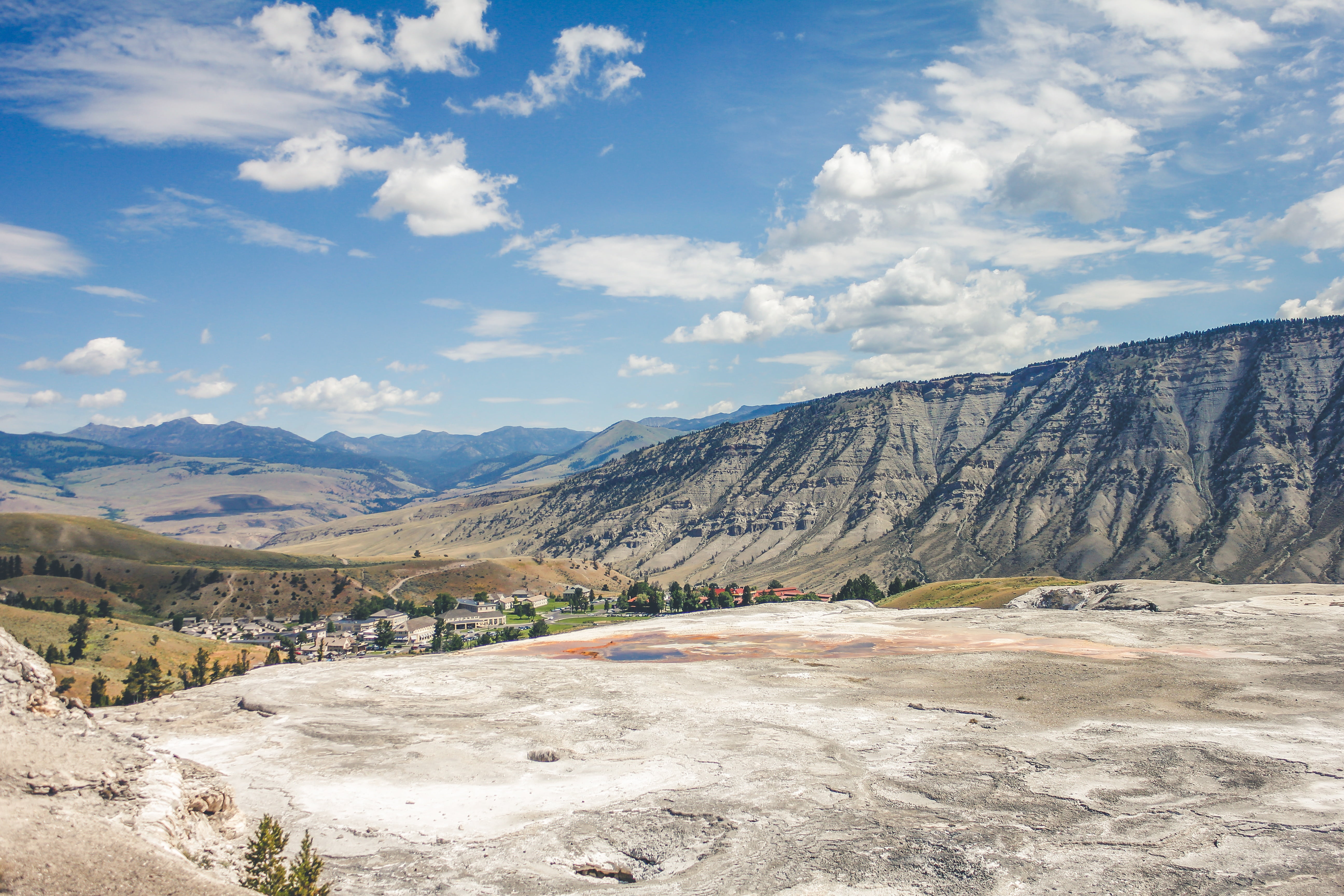 mountain, earth, hike, nature, travel destinations, day, formation, volcanic crater, cloud - sky, beauty, outdoors, success, wander, balance, mountain range, HD Wallpaper