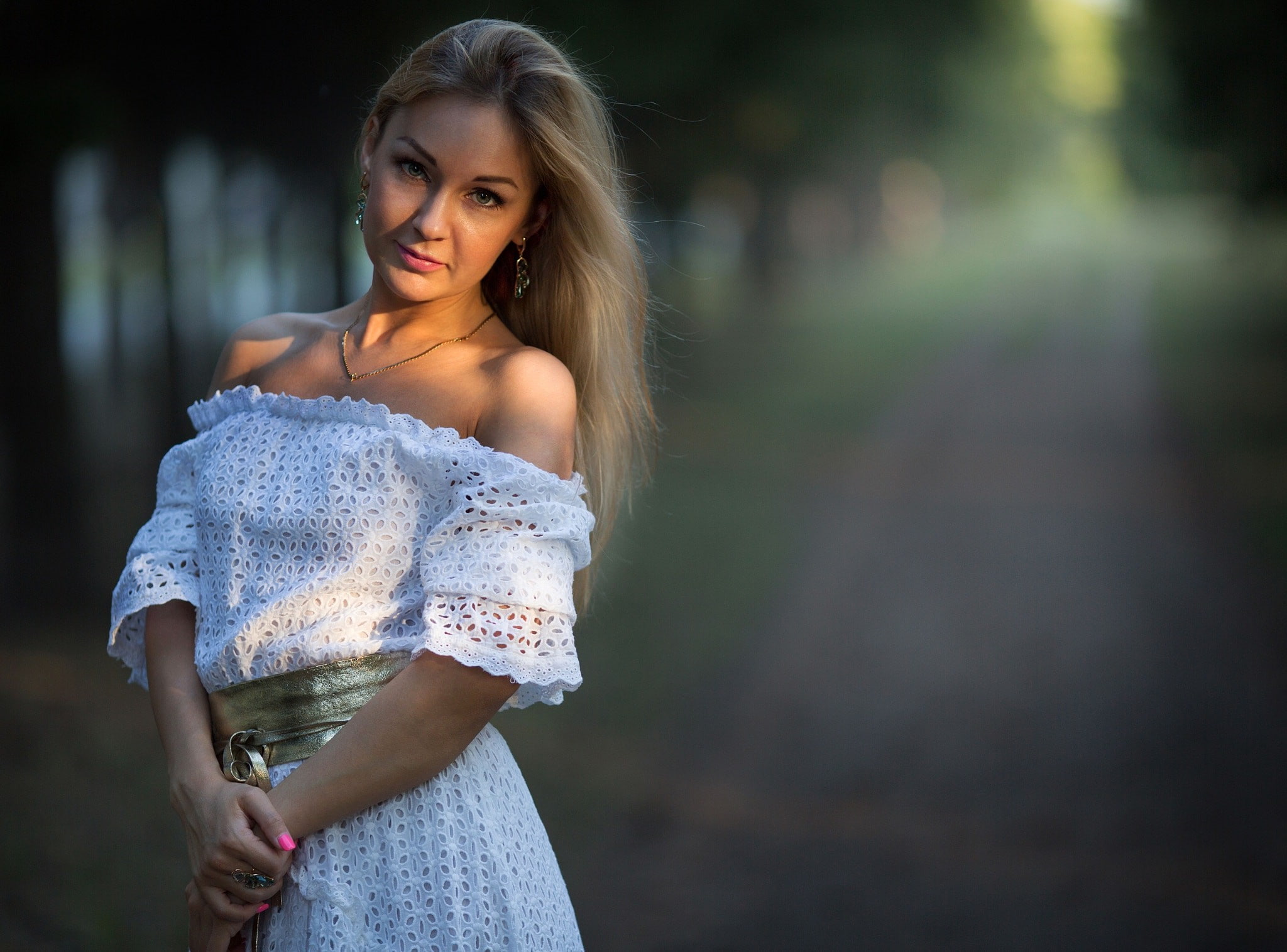 beauty, standing, women, clothing, adult, hair, long hair, 1080P, portrait, beautiful woman, young women, one person, leisure activity, 500px, dress, looking at camera, HD Wallpaper