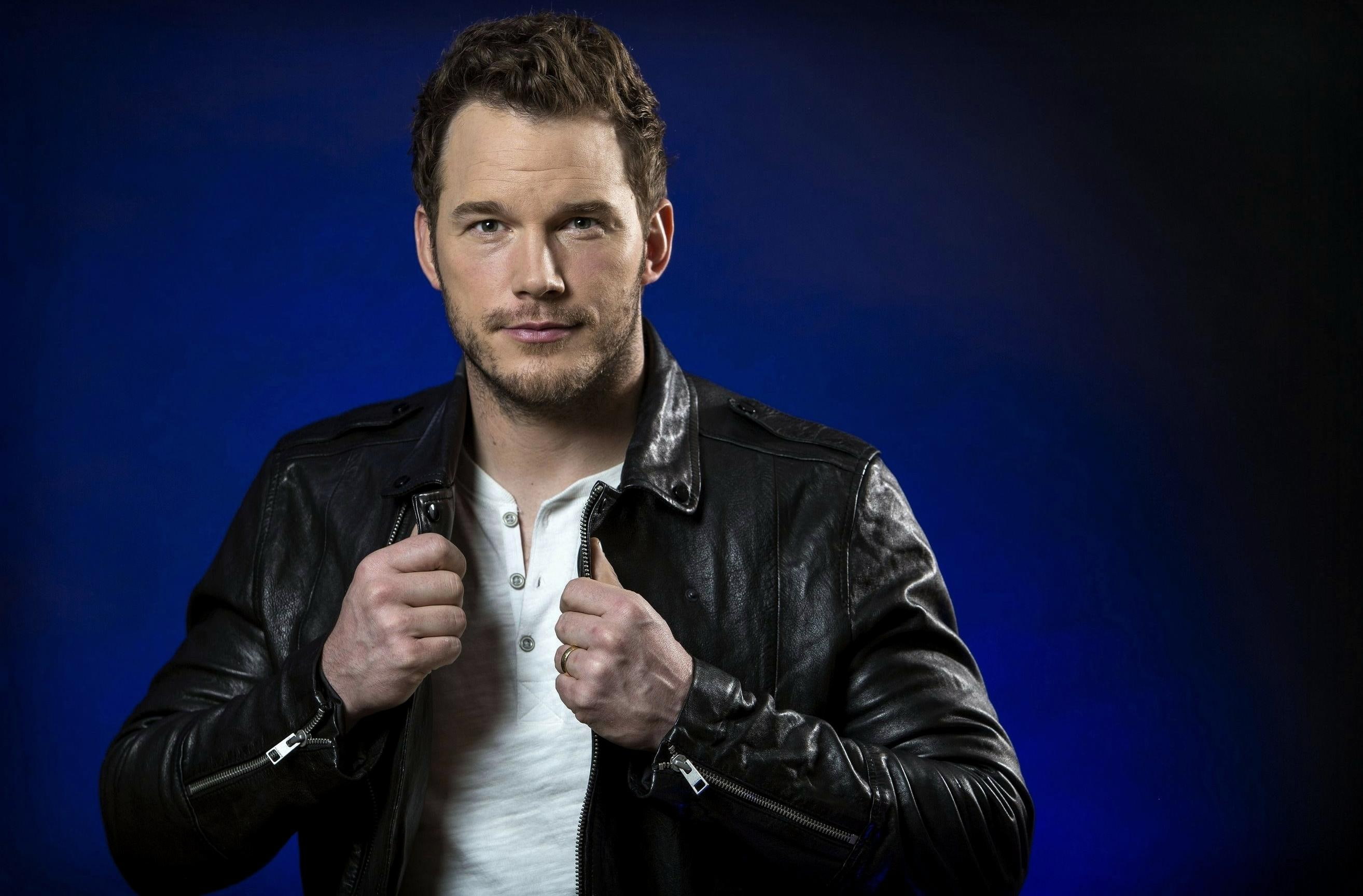 2K, brunette, chris, chris pratt, actor, pratt, jacket, celebrity, HD Wallpaper