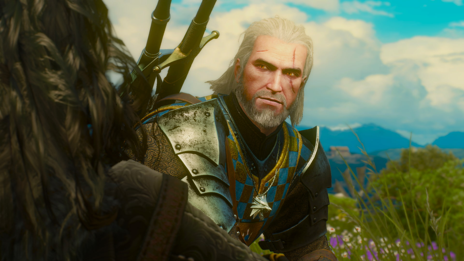 one person, nature, outdoors, portrait, real people, mature men, front view, looking at camera, The Witcher, day, mature adult, Yennefer of Vengerberg, HD Wallpaper
