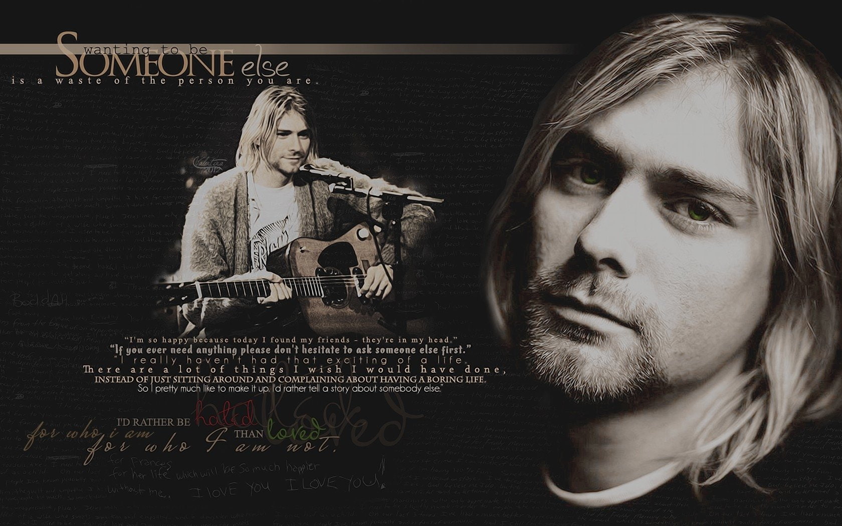 Kurt Cobain, Band (Music), 720P, Nirvana, HD Wallpaper
