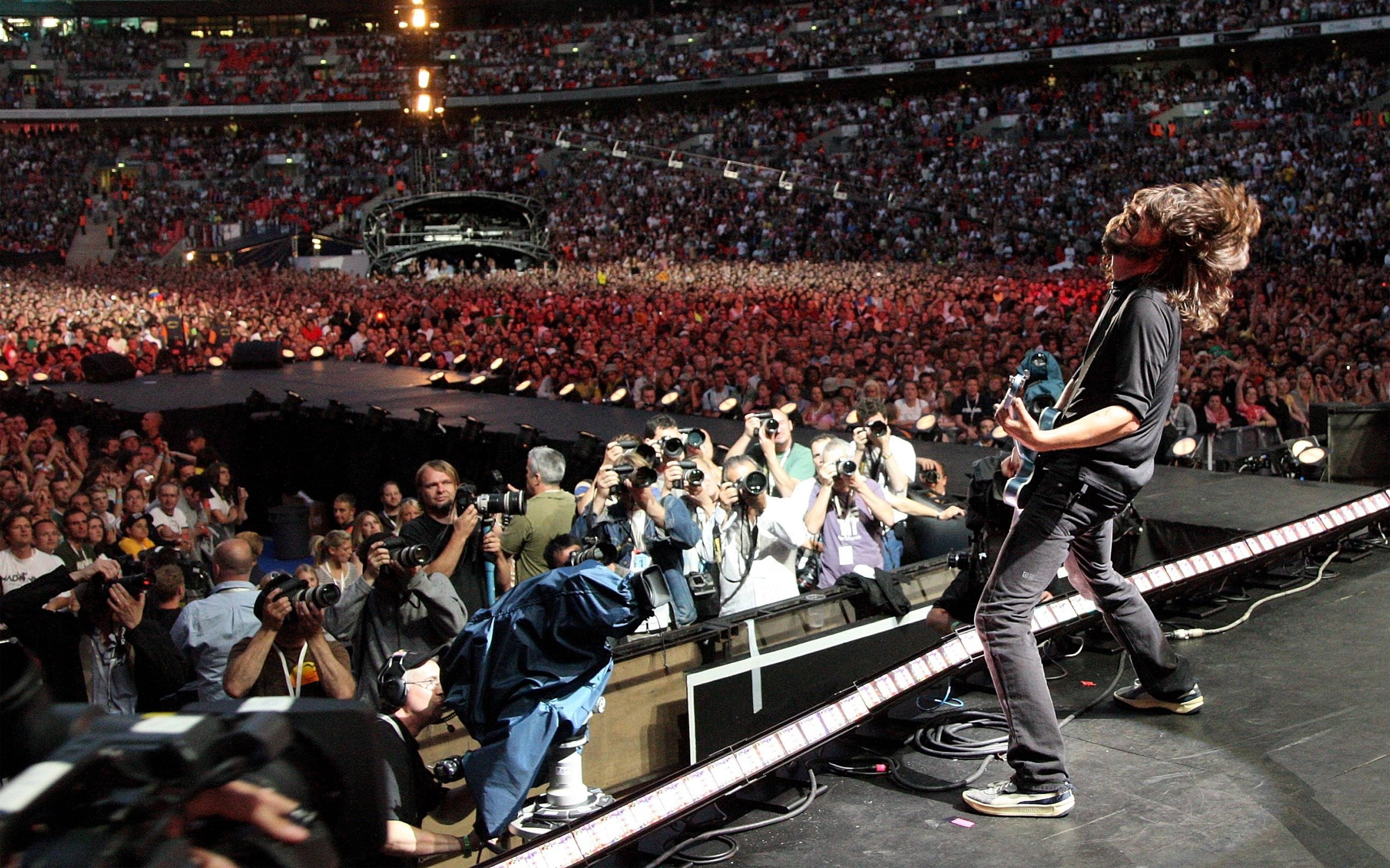 Music, grohl, foo, Live, entertainment, dave, hd, 2K, fighters, x, art, HD Wallpaper