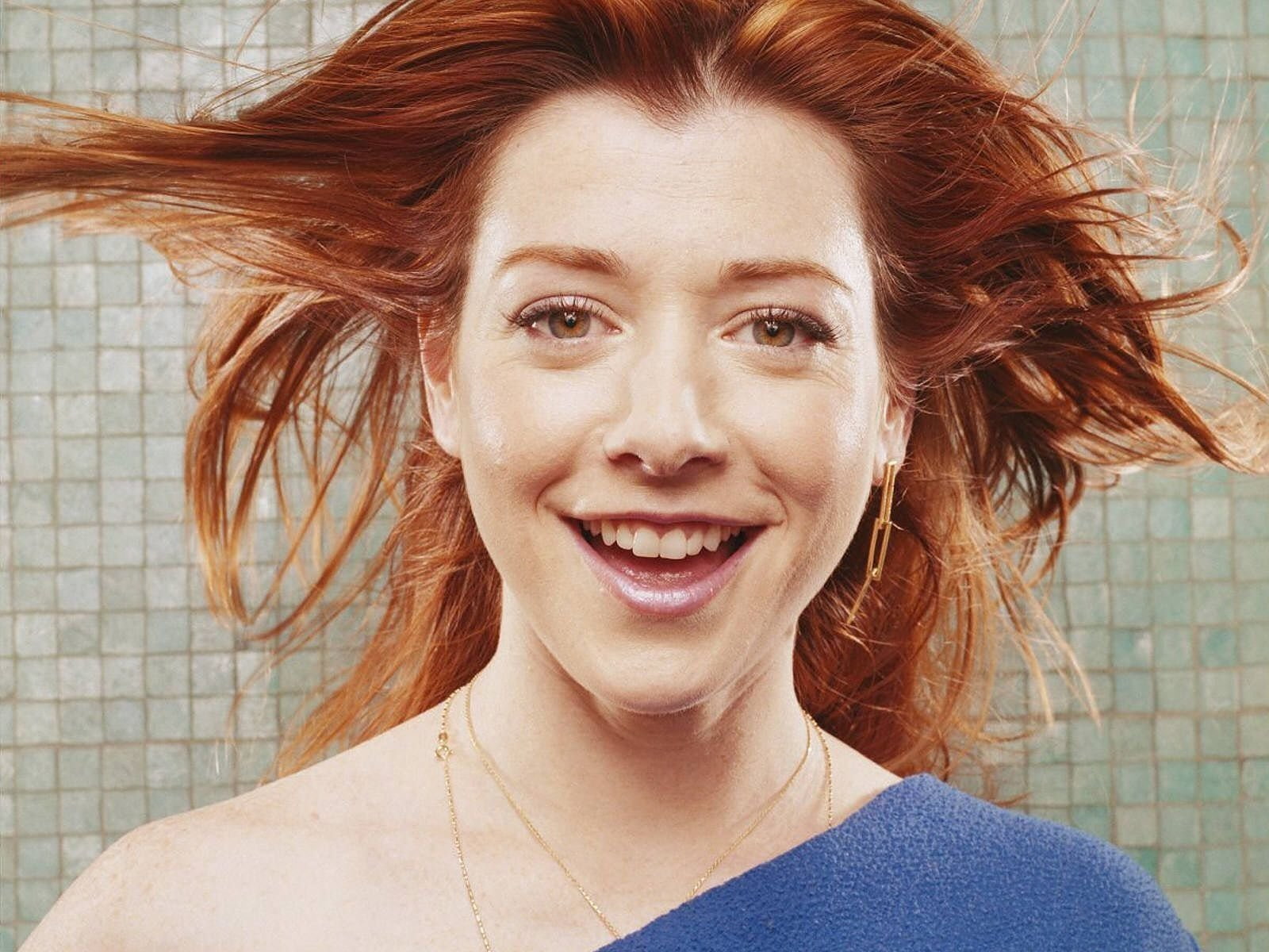 Alyson Hannigan, Actresses, 720P, HD Wallpaper