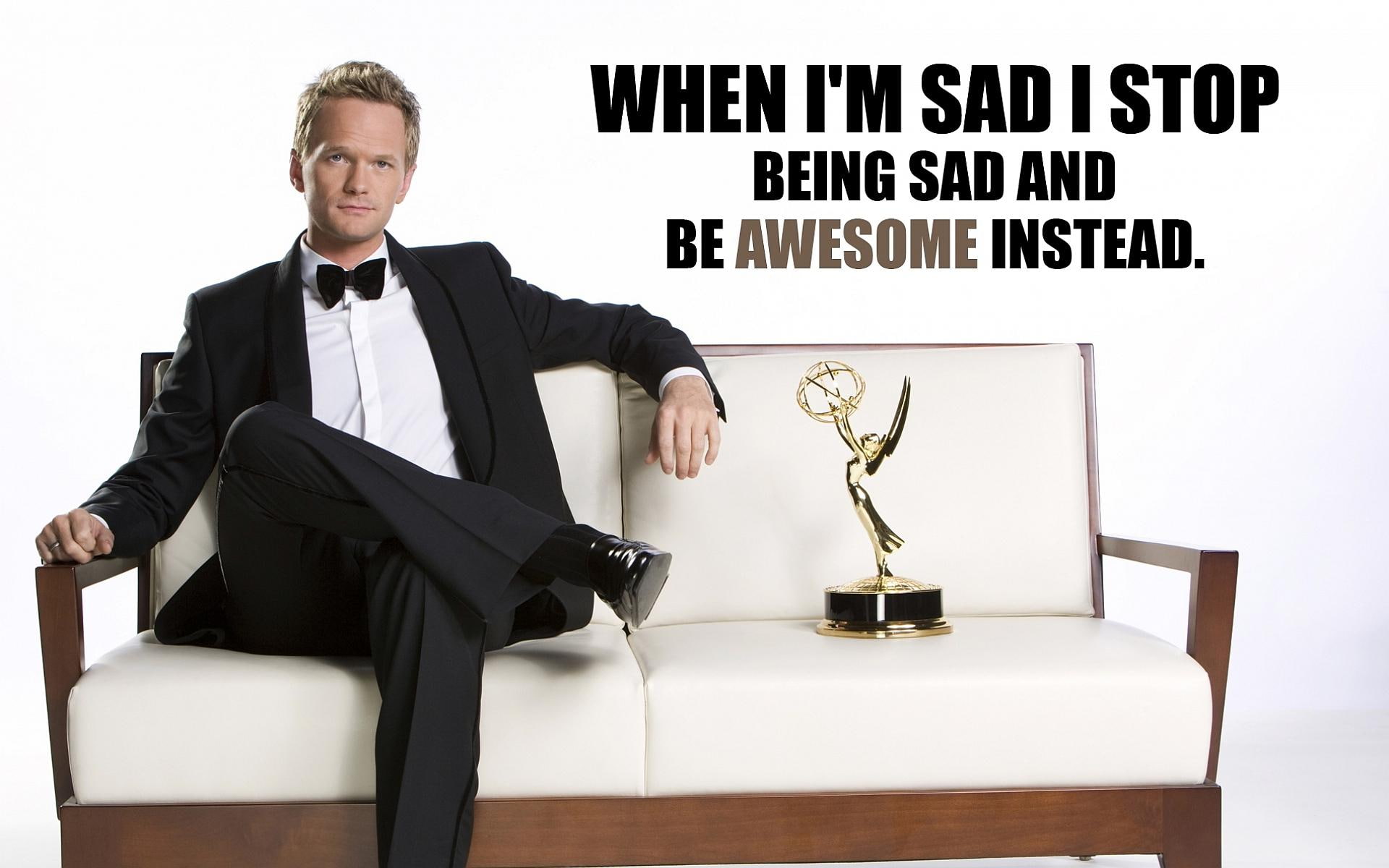 neil, harris, patrick, funny, motivation, 1080P, HD Wallpaper