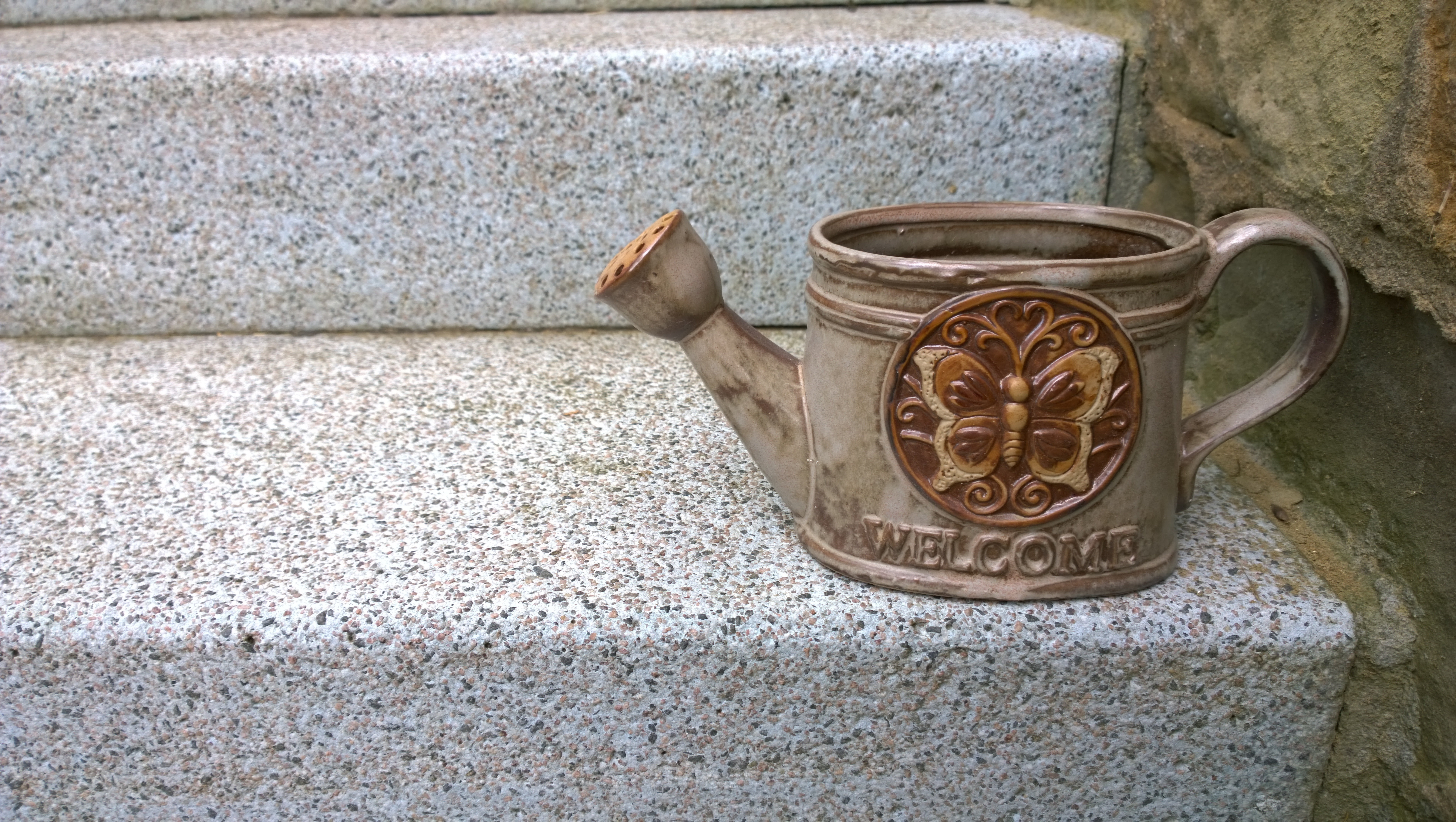rise, 8K, away, facade, stone stairway, coffee - drink, no people, climb up, garden, mug, nature, stair step, stairs, art and craft, watering can, antique, HD Wallpaper