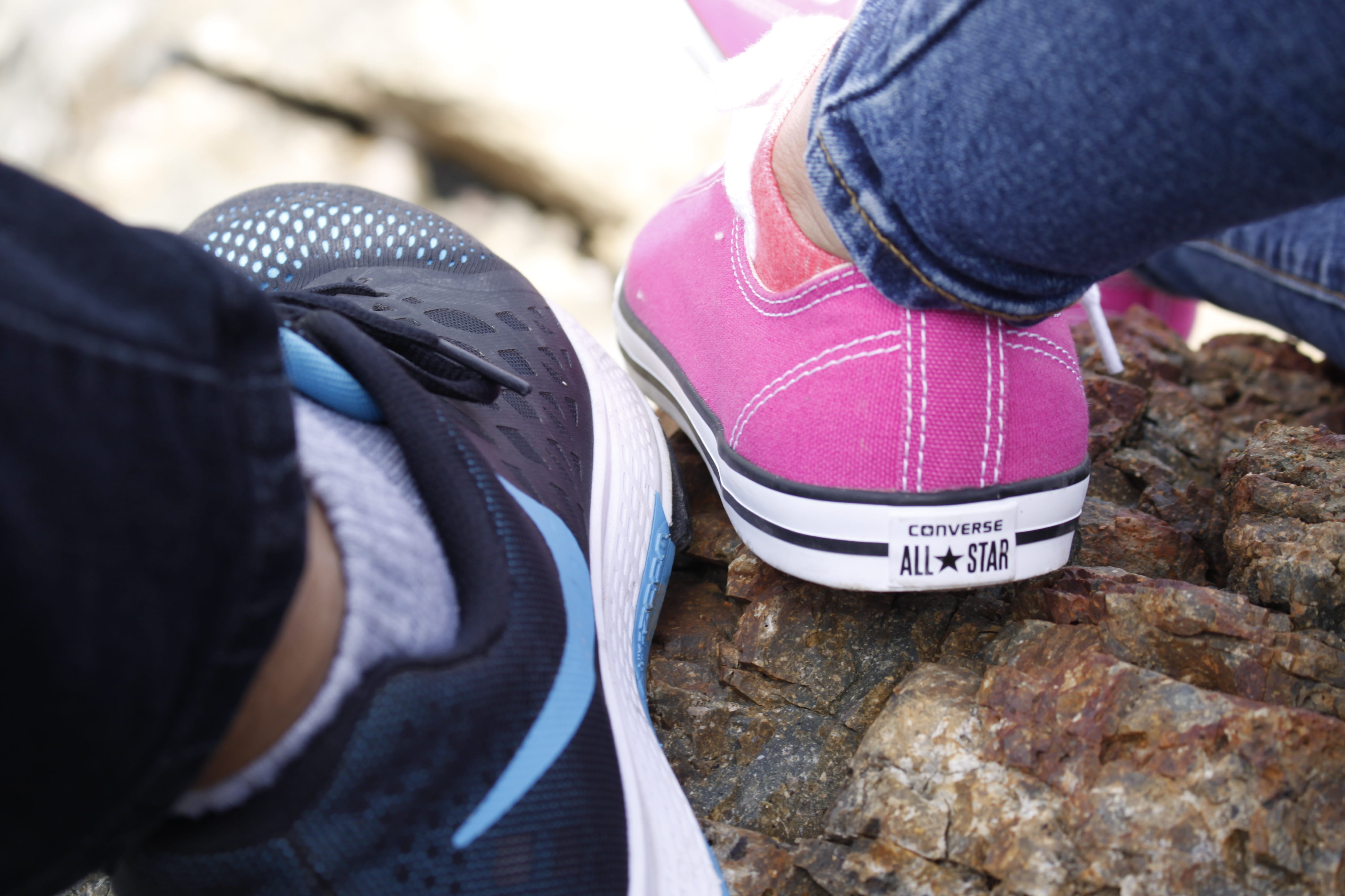 women, personal perspective, nike, lifestyles, park, focus on foreground, active, fashion, shoe, nature, man, woman, leisure, leisure activity, activity, HD Wallpaper