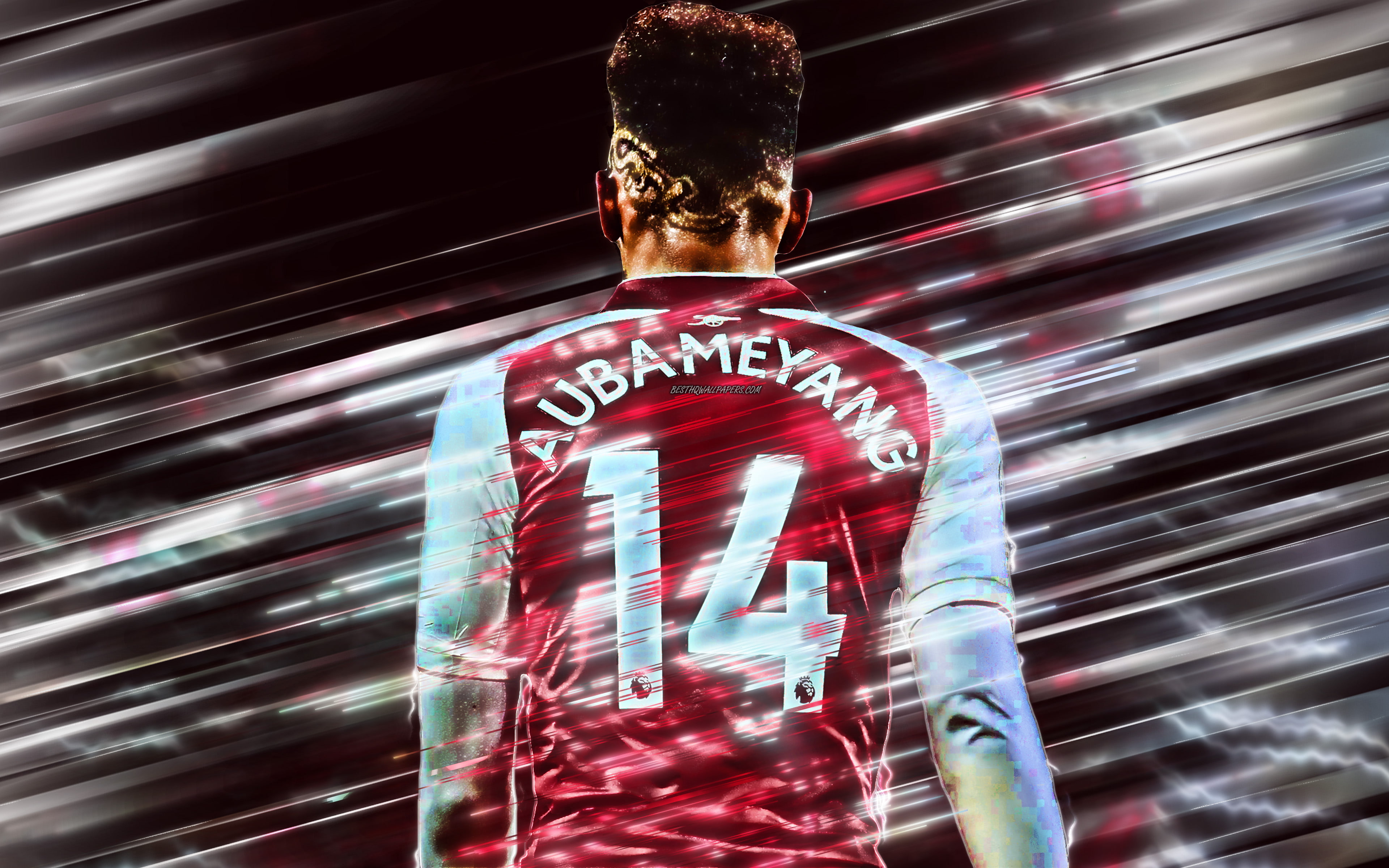 Arsenal F.C., Soccer, 4K, Pierre-Emerick Aubameyang, HD Wallpaper