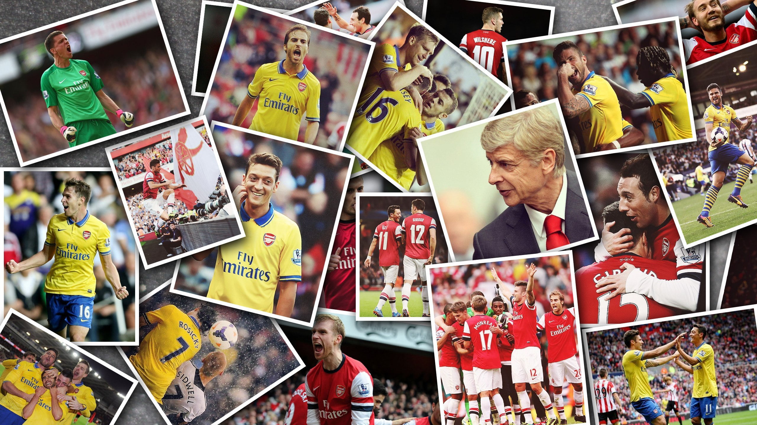 real people, football, football club, adult, retail, photo, soccer, table, representation, Olivier Giroud, indoors, Per Mertezaker, Laurent Koscielny, Tomas Rosicky, HD Wallpaper
