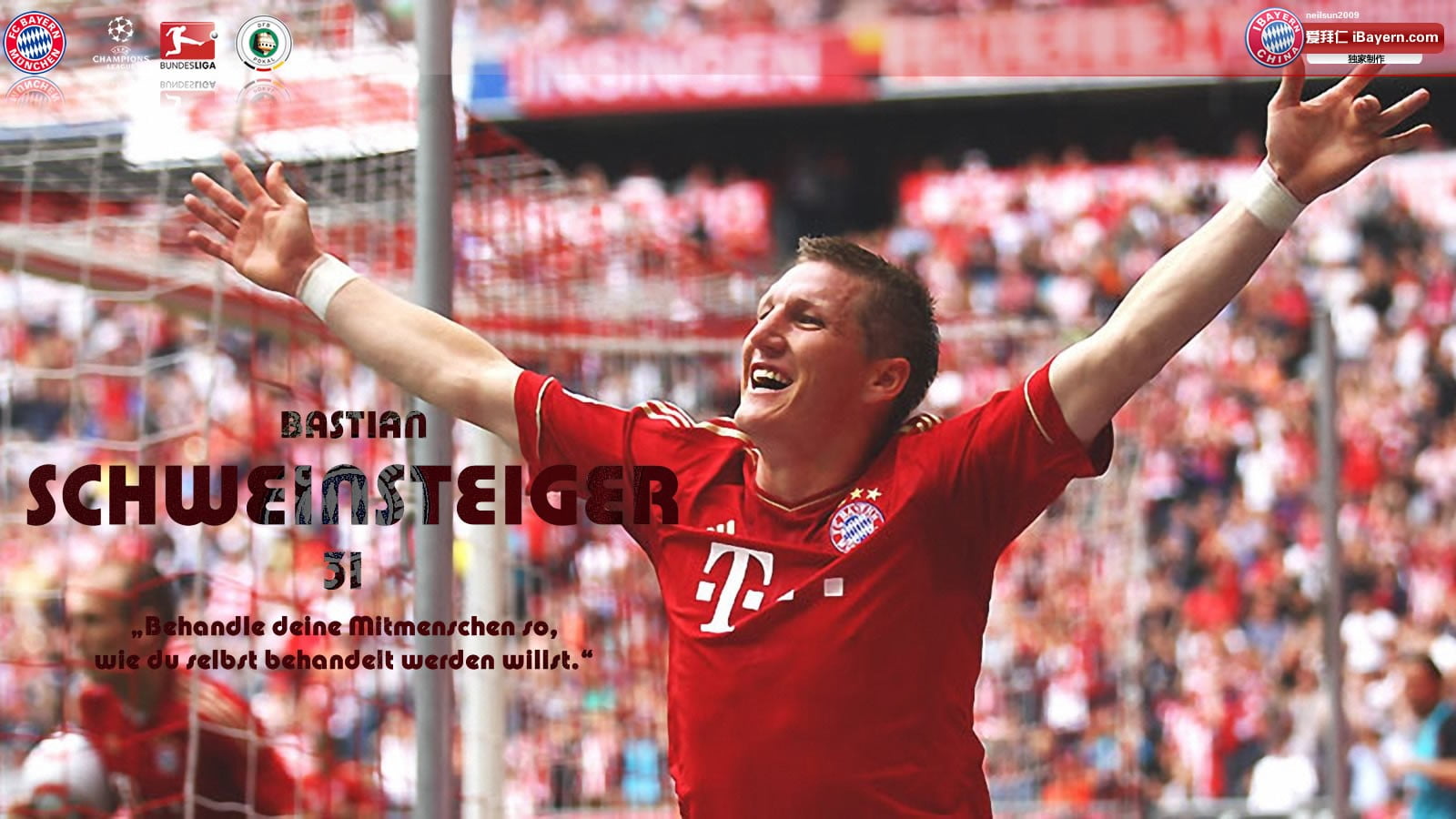 shirt, cheering, footballers, arms raised, hand, human limb, s, Bastian Schweinsteiger, limb, 720P, adult, waist up, soccer, cheerful, overlay, one person, HD Wallpaper