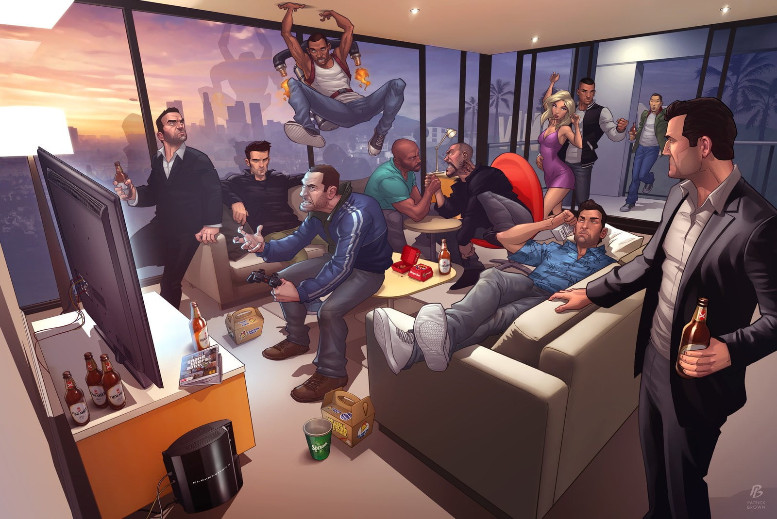 technology, communication, men, women, black, digital art, office, coworker, 720P, group of people, people, casual clothing, young men, jacket, males, HD Wallpaper
