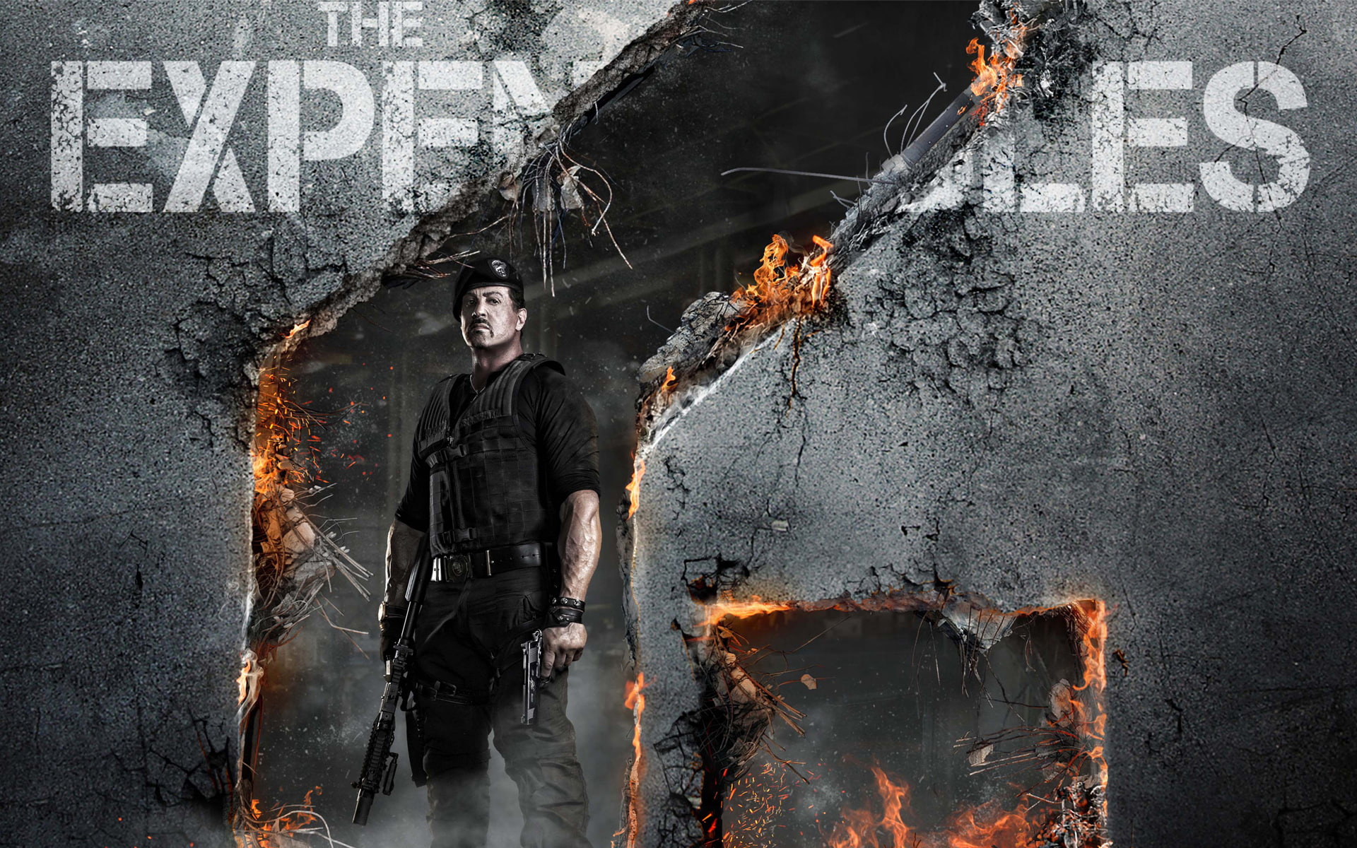 1080P, stallone, sylvester, expendables, HD Wallpaper