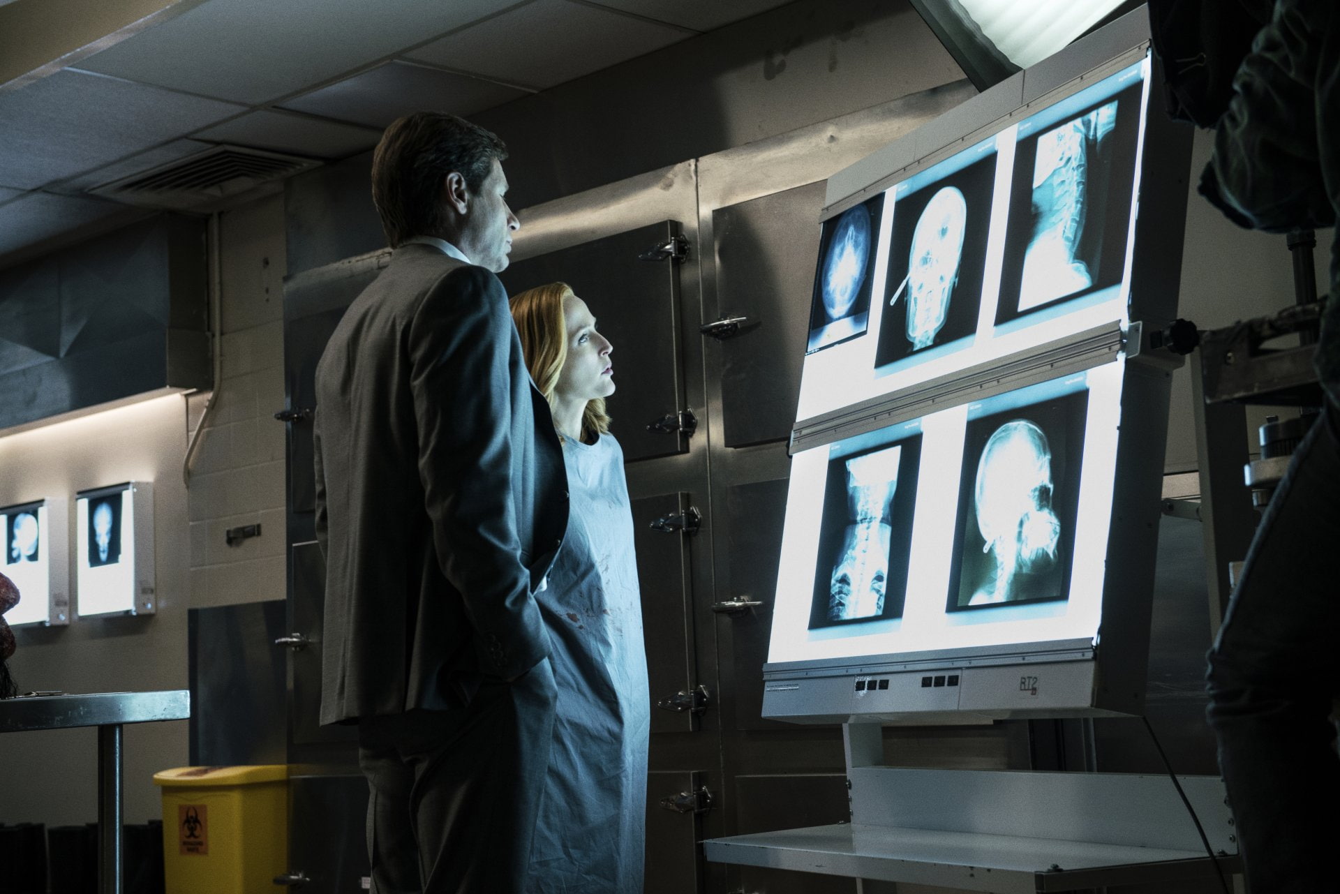 Dana Scully, David Duchovny, 1080P, Fox Mulder, Gillian Anderson, The X-Files, HD Wallpaper