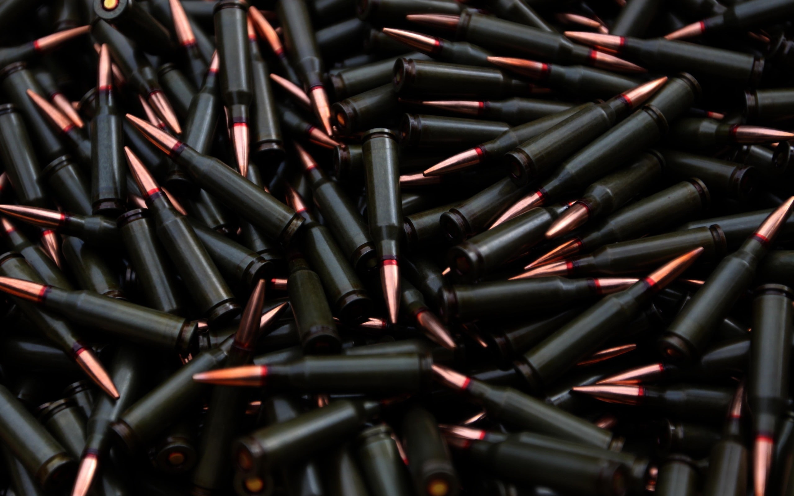 copper, black, ammo, 2K, HD Wallpaper