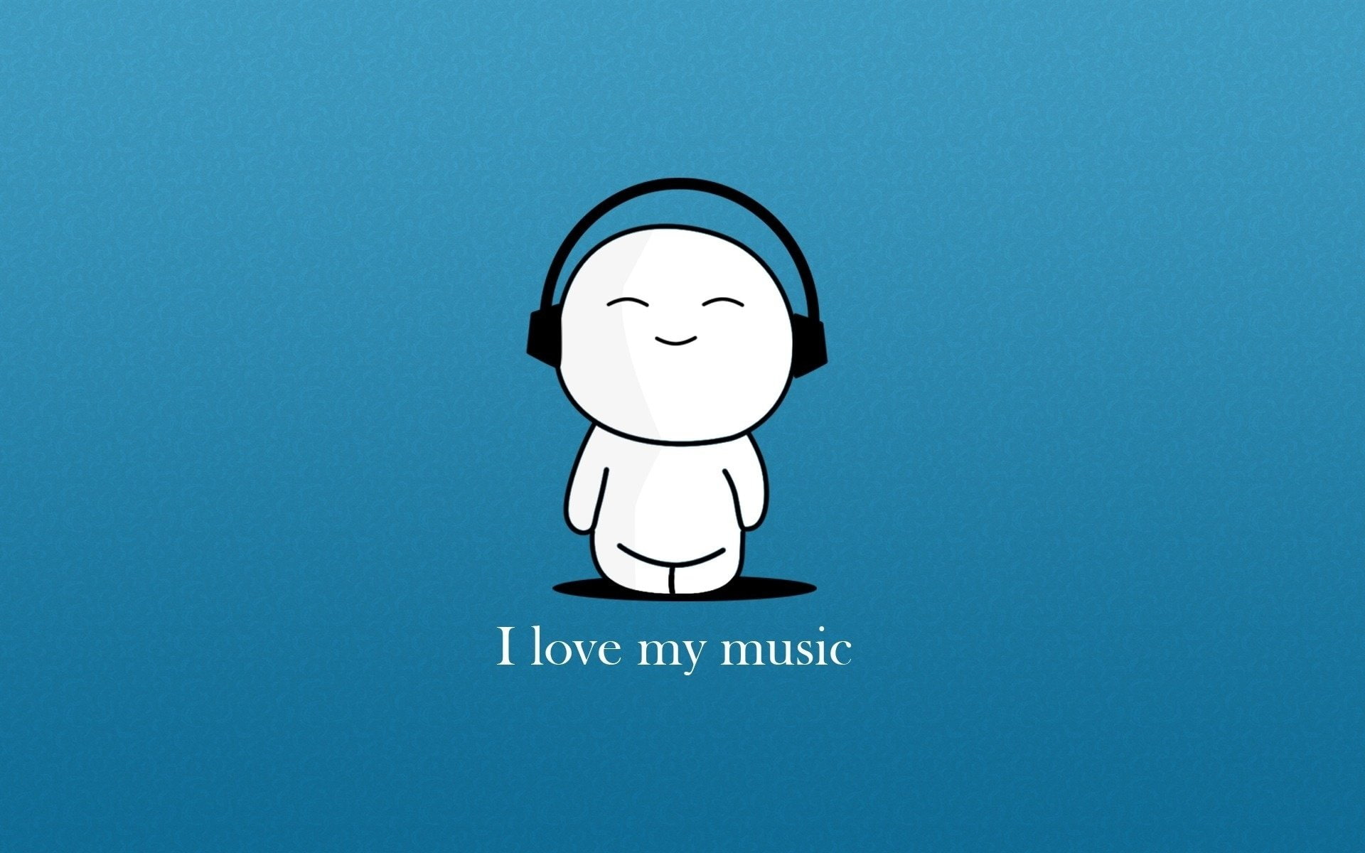 text, Music, love, overlay, Artistic, 1080P, background, blue, HD Wallpaper