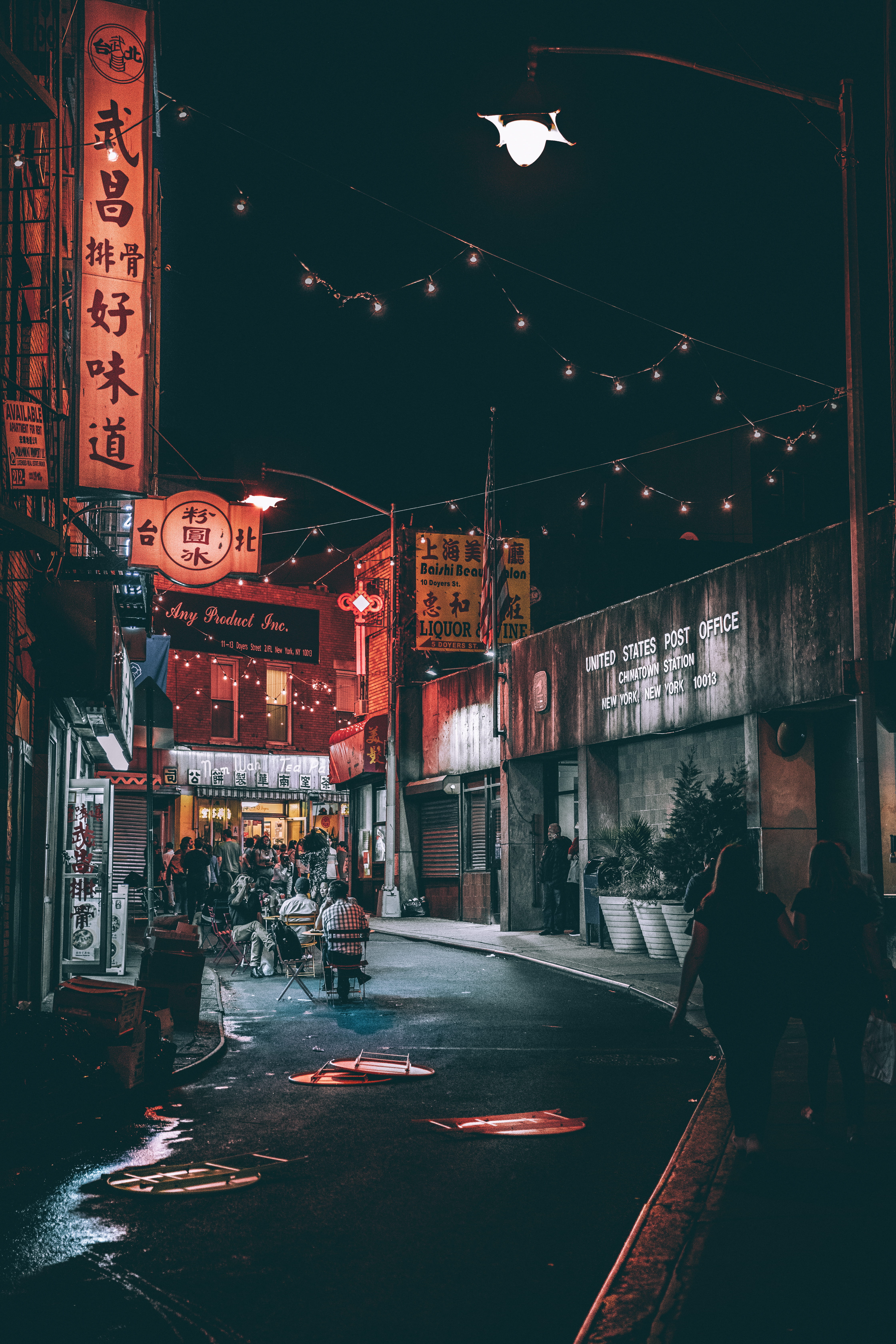 the way forward, people, chinatown, built structure, 5K, urban, walking, communication, incidental people, city, night, time, pavement, text, transportation, Phone HD Wallpaper