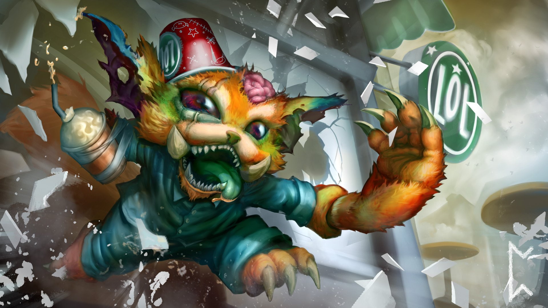 Gnar (League Of Legends), League Of Legends, 1080P, Video Game, HD Wallpaper