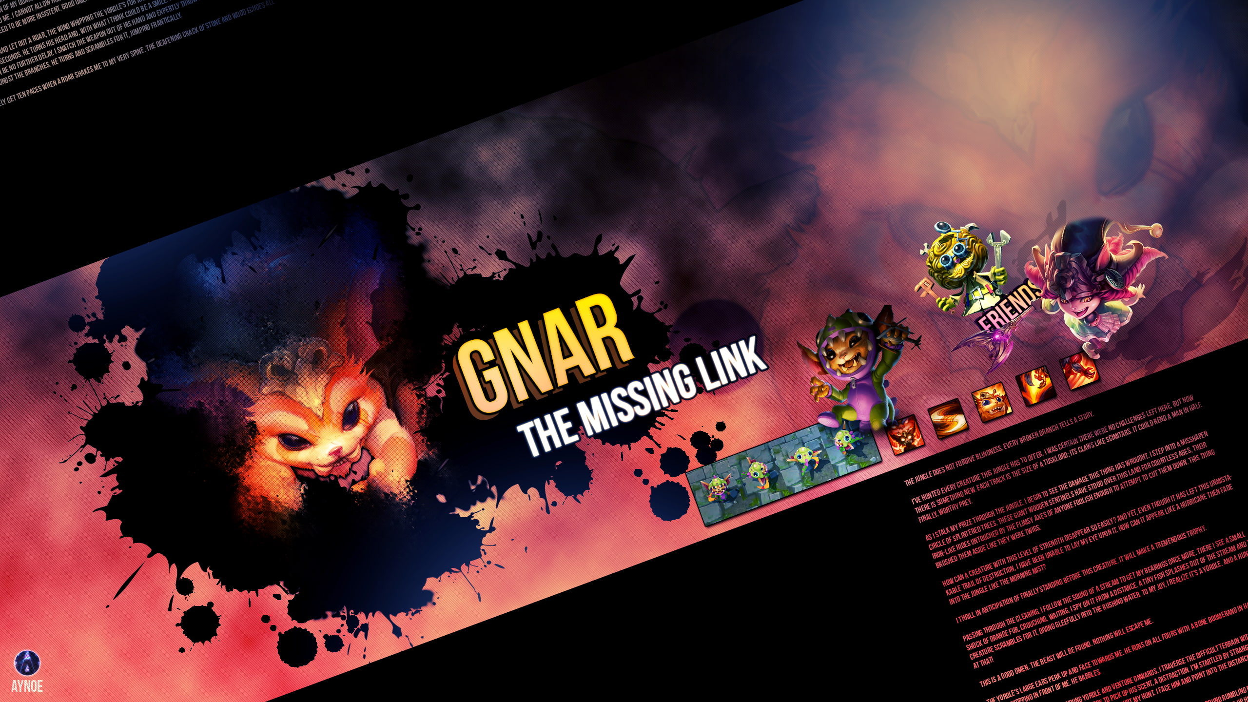 League Of Legends, Gnar, 2K, HD Wallpaper