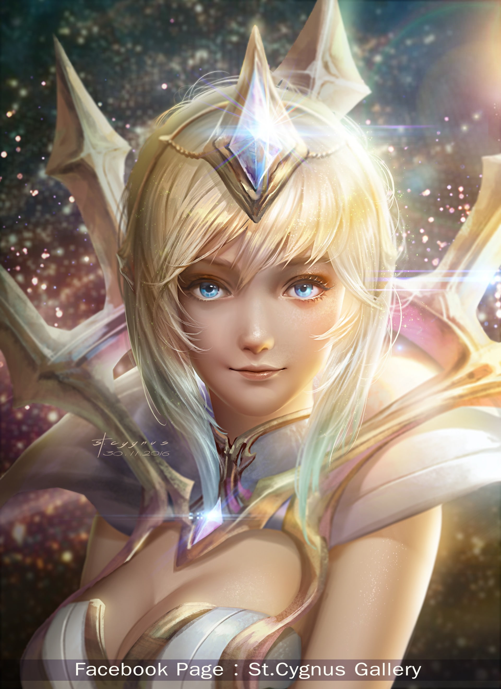 one person, Lux (League of Legends), portrait, celebration, women, gold colored, royalty, looking at camera, League of Legends, shiny, child, silver colored, Phone HD Wallpaper