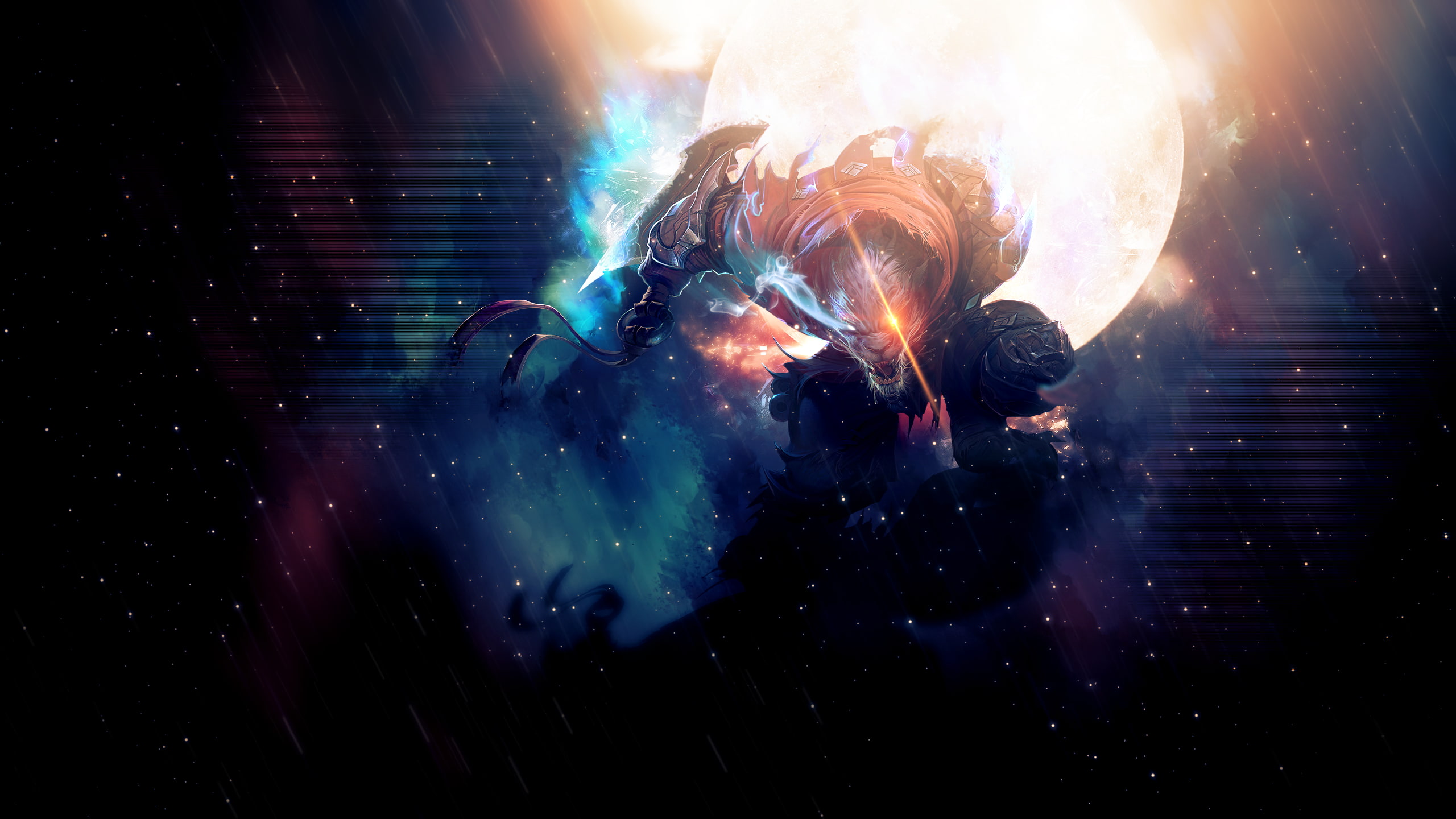 space, fantasy Art, Rengar, 2K, HD Wallpaper
