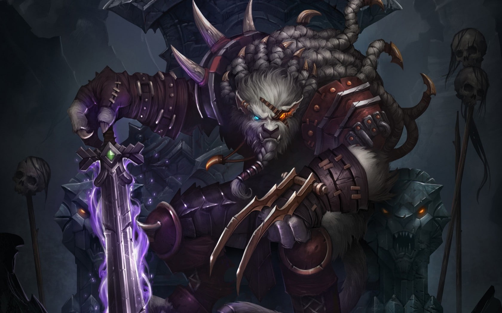 video games, 720P, league, rengar, legends, hd, HD Wallpaper