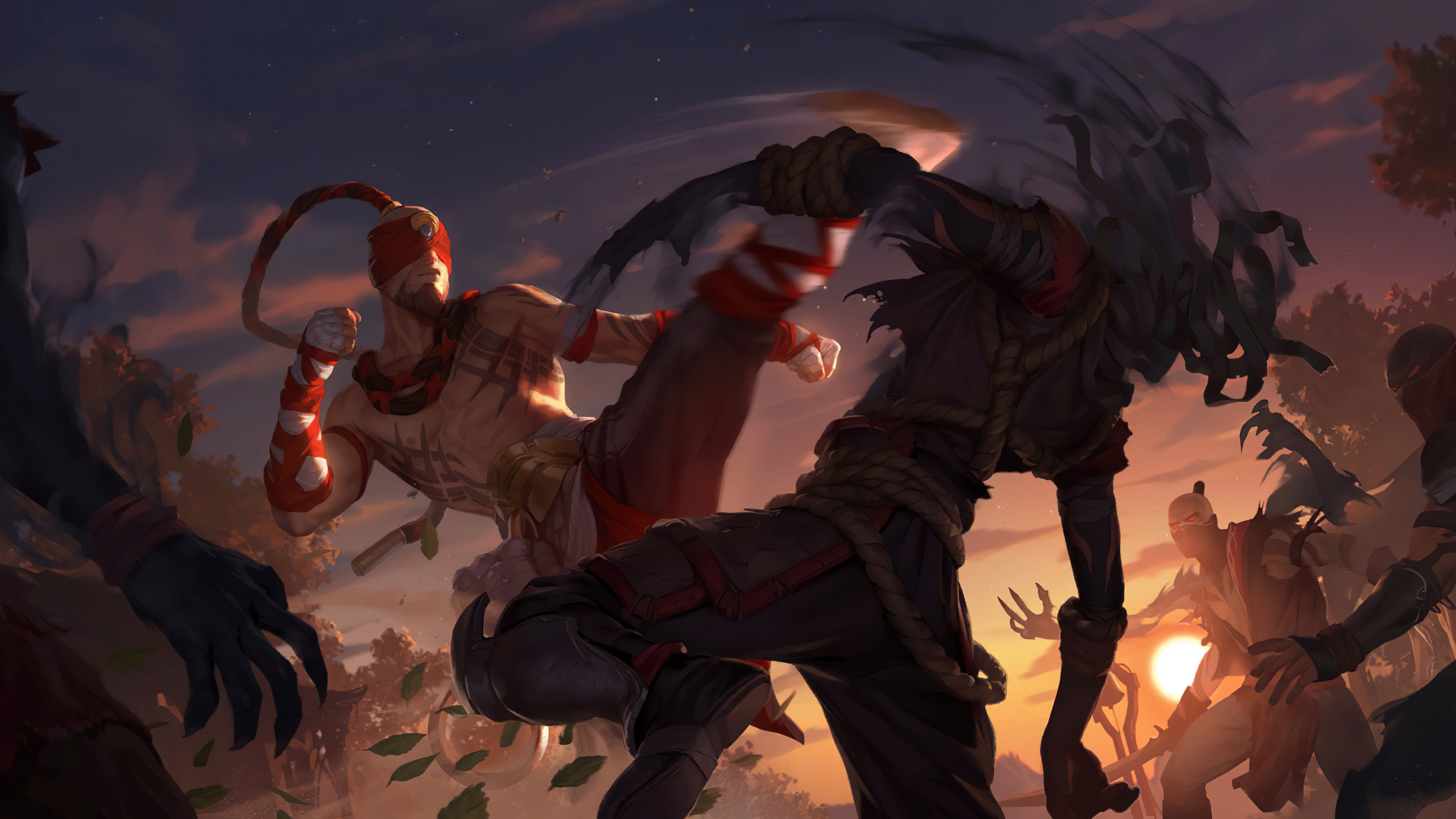 Lee Sin, Lee Sin (League of Legends), 4K, Legends of Runeterra, video games, HD Wallpaper