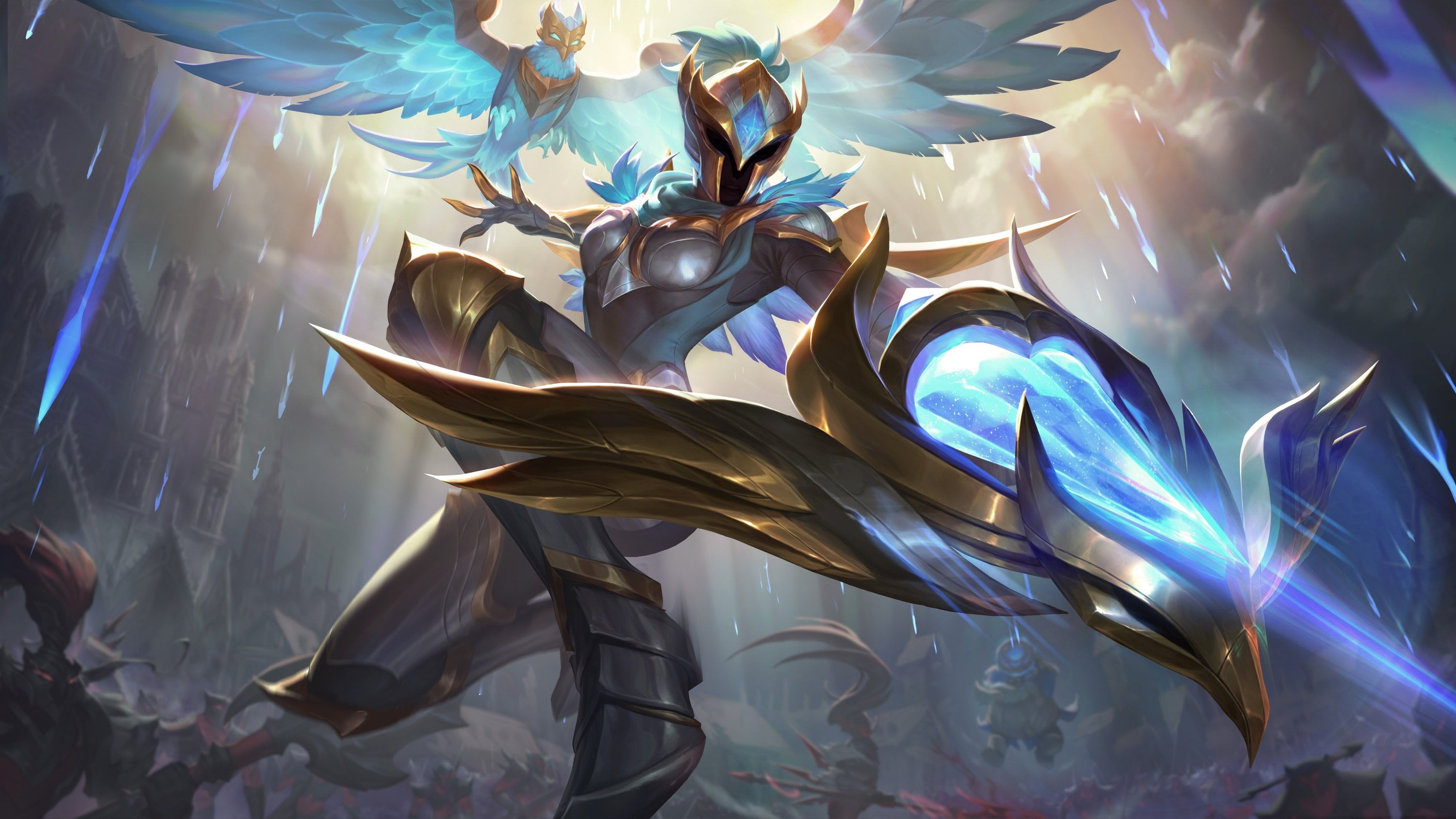 Quinn (League Of Legends), Quinn, 2K, League of Legends, Riot Games, PC gaming, HD Wallpaper